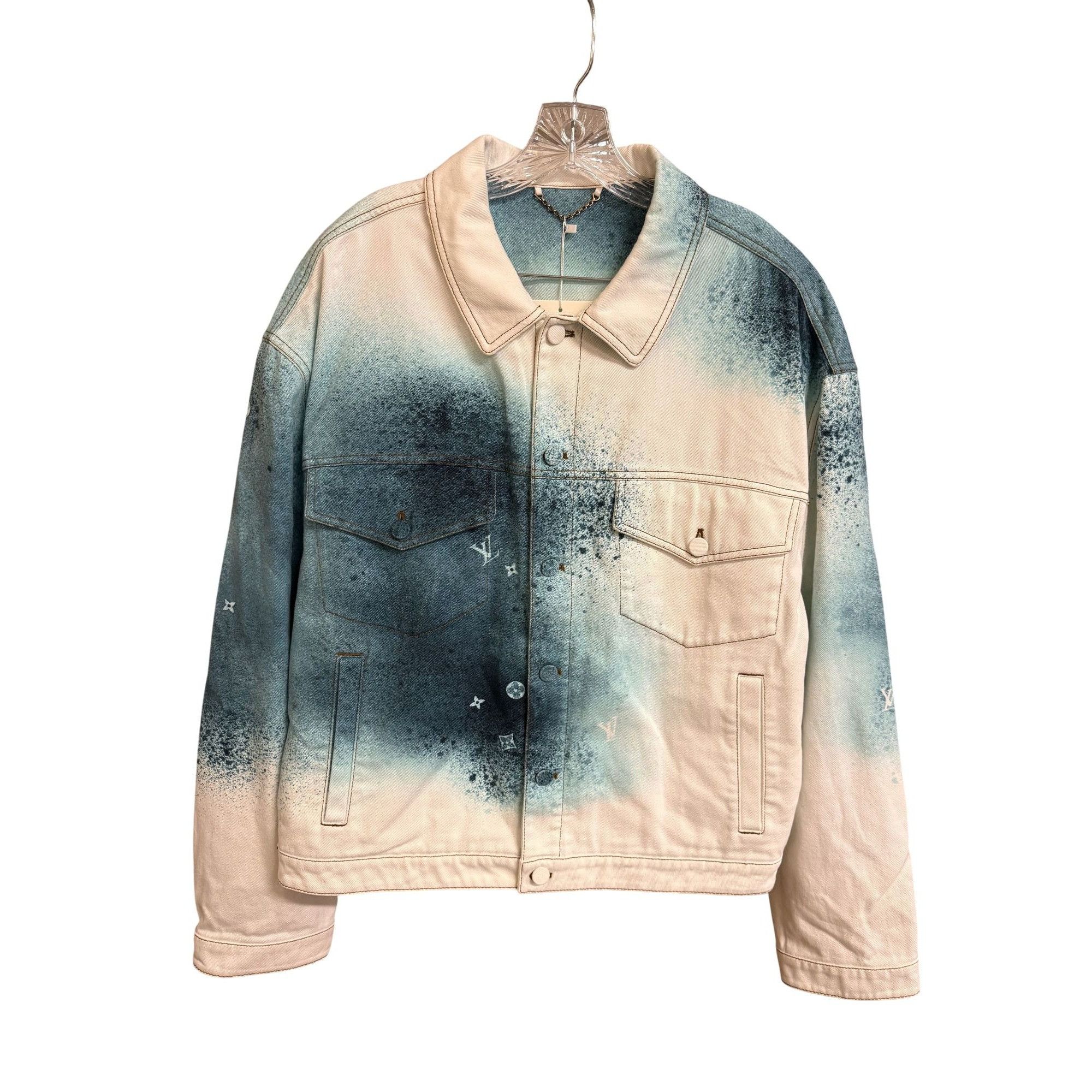 Louis Vuitton Louis Vuitton Mens Gradient Denim Jacket - Size 56 - Made In Size US XL / EU 56 / 4 - 1 Thumbnail