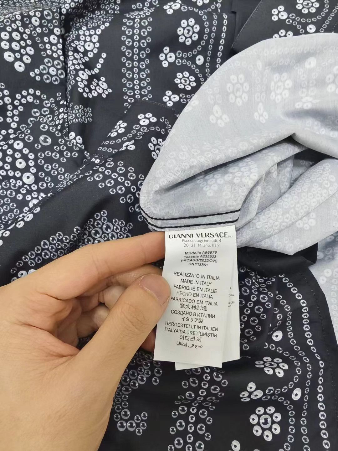 Versace Versace long-sleeve shirt Size US M / EU 48-50 / 2 - 4 Thumbnail
