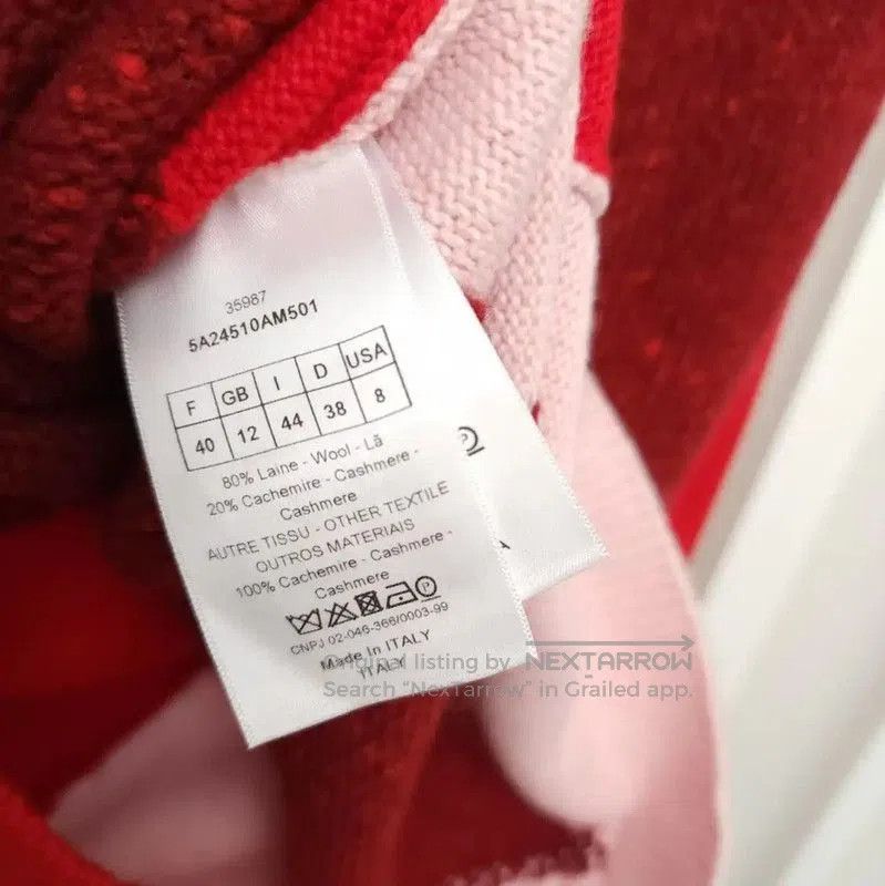 Dior Dior Colorblock Wool Long Sleeve Sweater . Size S / US 4 / IT 40 - 4 Thumbnail