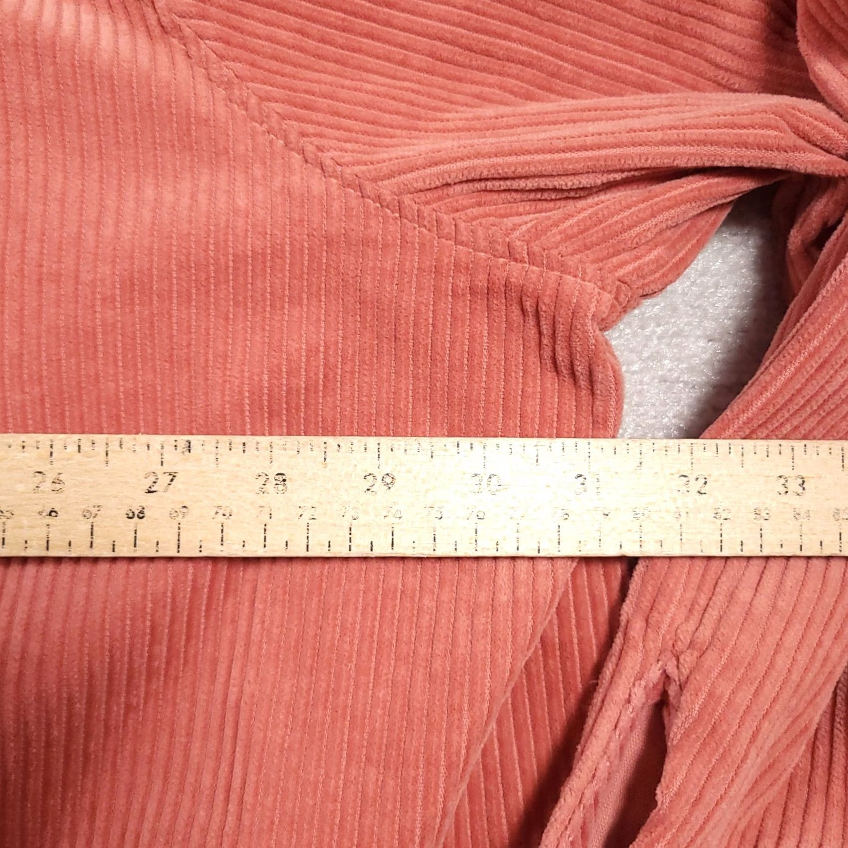 Vintage VINTAGE Woman Within Shacket Women's Plus 3X Pink Corduroy Coat Chore Jacket Lagenlook Shacket Size XXL / US 16-18 / IT 52-54 - 7 Thumbnail