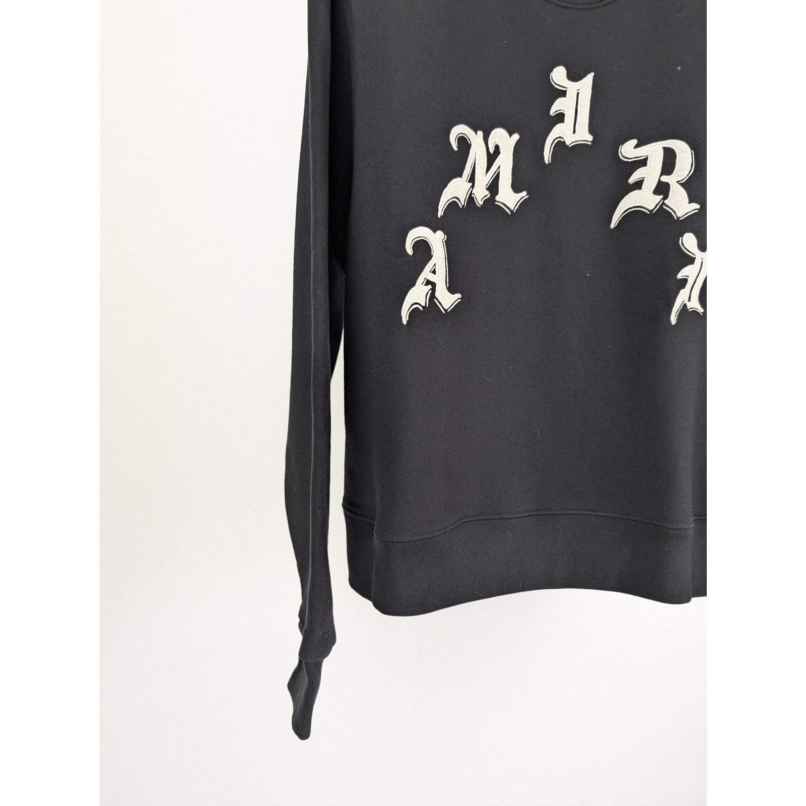 Amiri o1rshd1 Q:2 / Wes Lang x Amiri Logo Crewneck in Black Size US L / EU 52-54 / 3 - 6 Thumbnail