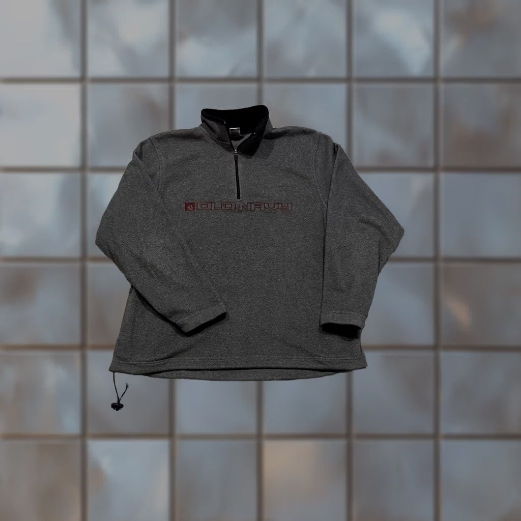 Old Navy VINTAGE Old Navy Fleece Zip-Up Size 2XL Gray Y2K 00’s Long Sleeve 1/4 Men’s Size US XXL / EU 58 / 5 - 1 Thumbnail