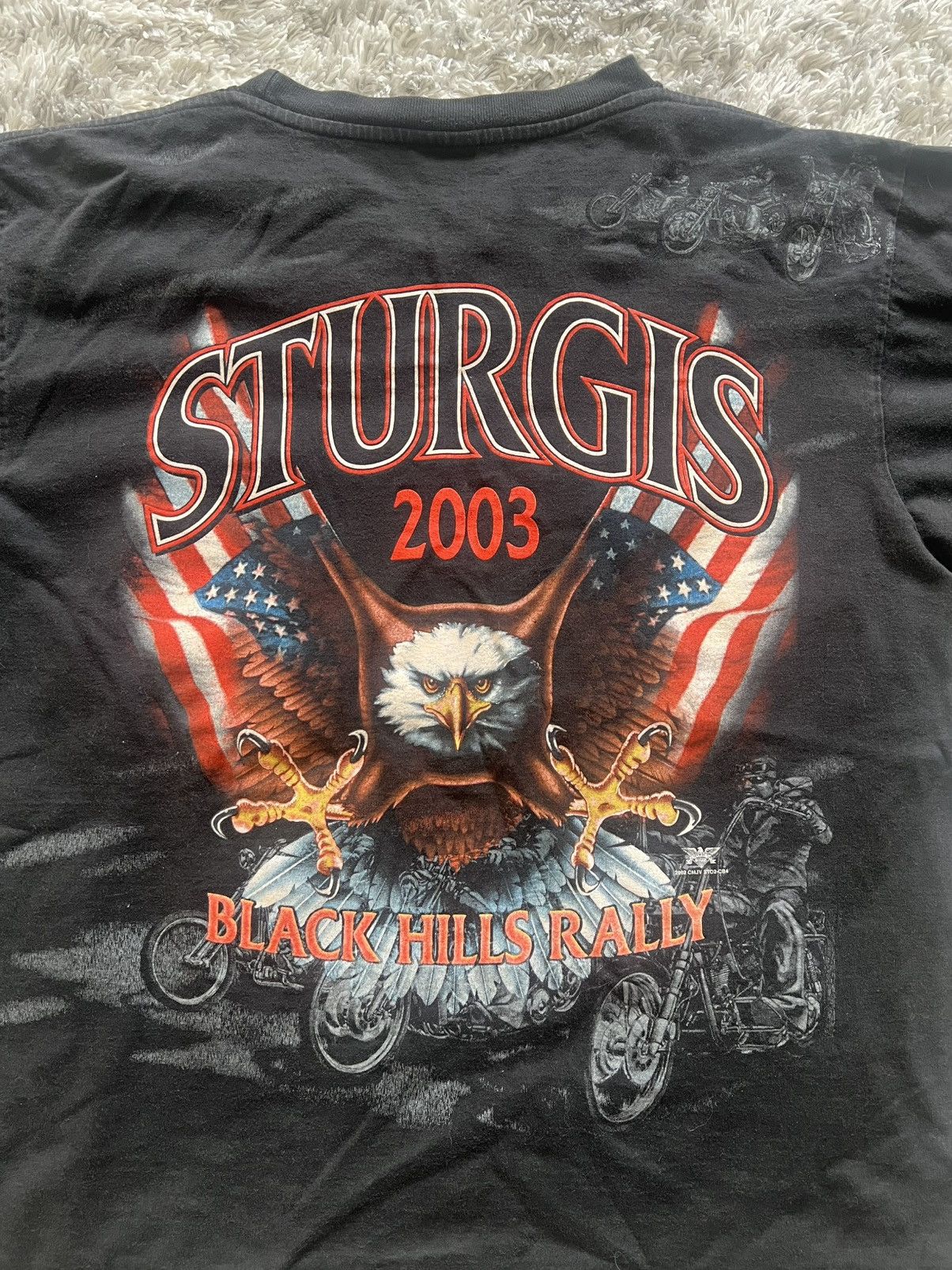 Vintage Vintage 2000s Sturgis Bike Rally AOP Size US L / EU 52-54 / 3 - 4 Thumbnail