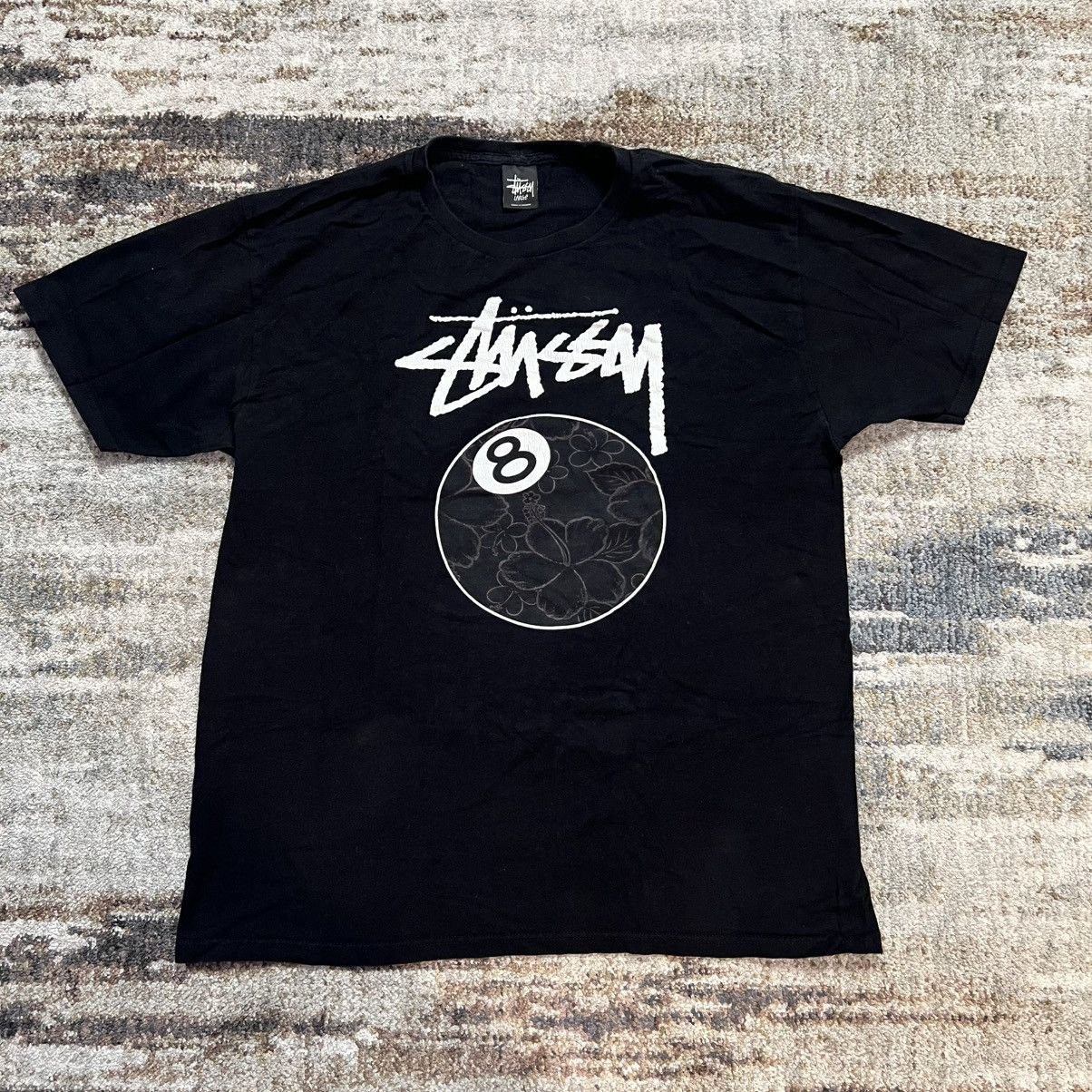 Streetwear × Stussy Stussy 8-Ball Angel Tee Medium | Grailed