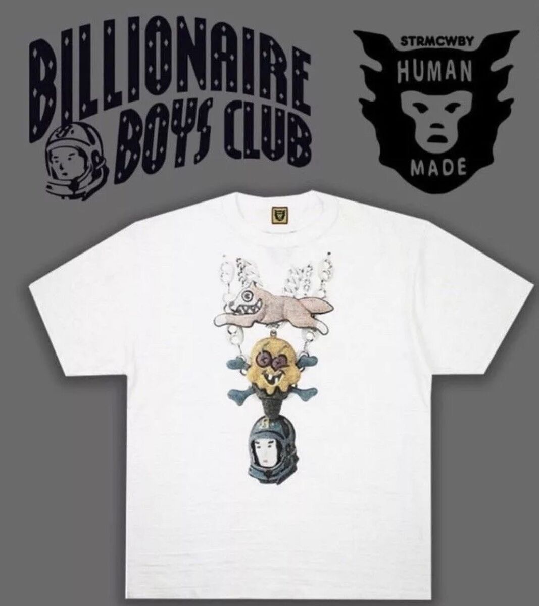 Billionaire Boys Club × Complex × Human Made 🔥Human Made x BBC Chains T-Shirt Complexcon 2018 Release Size US M / EU 48-50 / 2 - 2 Thumbnail