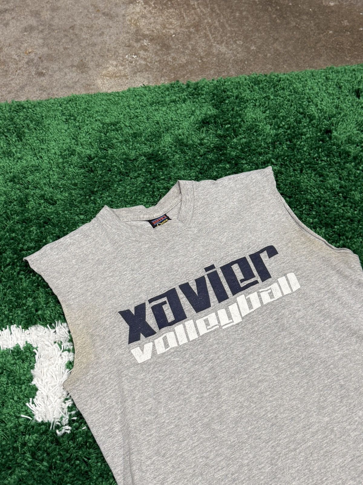 Vintage Vintage Grey Xavier Volleyball Muscle Tank Top Large Size US L / EU 52-54 / 3 - 2 Thumbnail