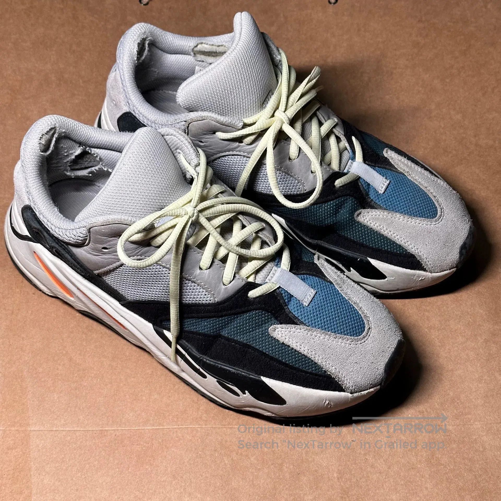 Yeezy Adidas Yeezy 700 Sneakers in Orange. Size US 10 / EU 43 - 1 Thumbnail