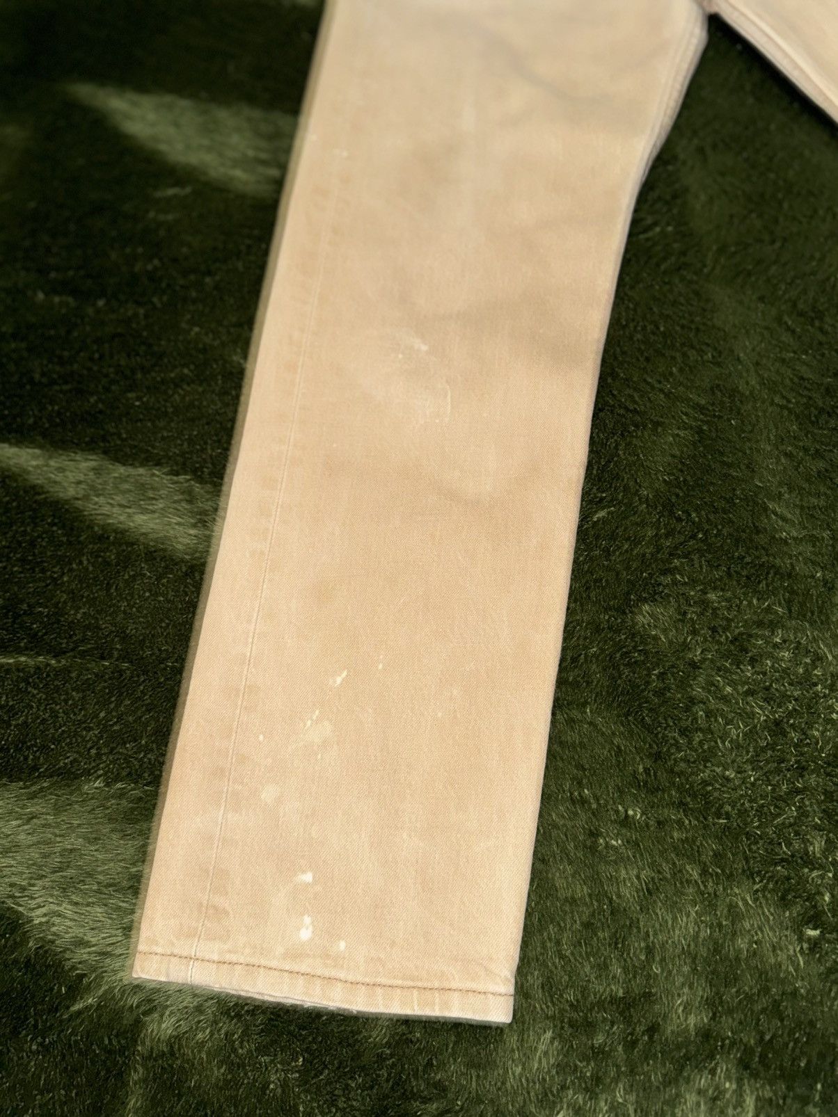 Levi's [W34/L32] Levi’s 501 USA Vintage Wash Beige Denim Pants Size US 34 / EU 50 - 7 Thumbnail