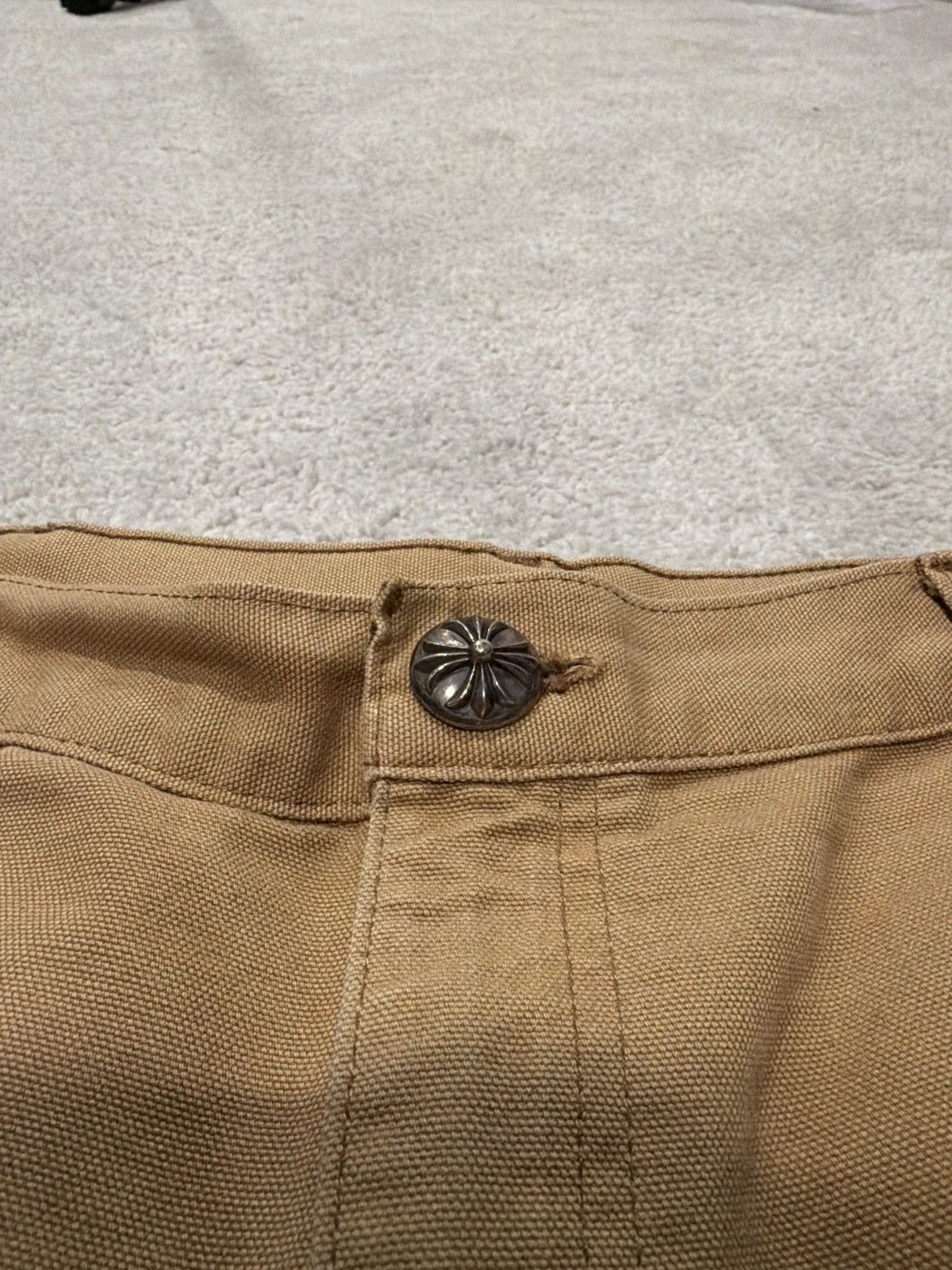 Chrome Hearts Chrome Hearts Sex Records Carhartt Tan Carpenter Pants Size US 34 / EU 50 - 6 Thumbnail