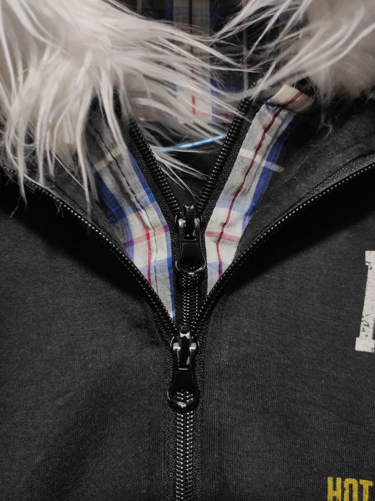 Airwalk Airwalk double layer zip Fur hoodie LGB style Size US M / EU 48-50 / 2 - 3 Thumbnail