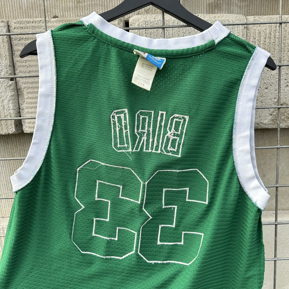 Adidas Vintage 80s Boston Celtics #33 Larry Bird NBA Jersey 1985 86 Size US M / EU 48-50 / 2 - 14 Thumbnail