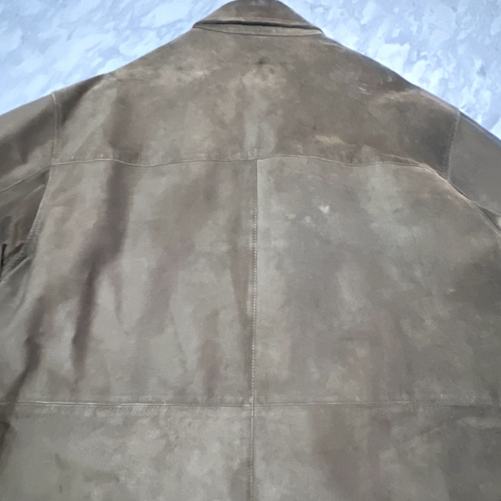 Vintage VINTAGE Peruvian Connection 100% Leather Jacket Men 2XL Brown Suede Button Shacket Italy Spain? Wait no. Size US XXL / EU 58 / 5 - 5 Thumbnail