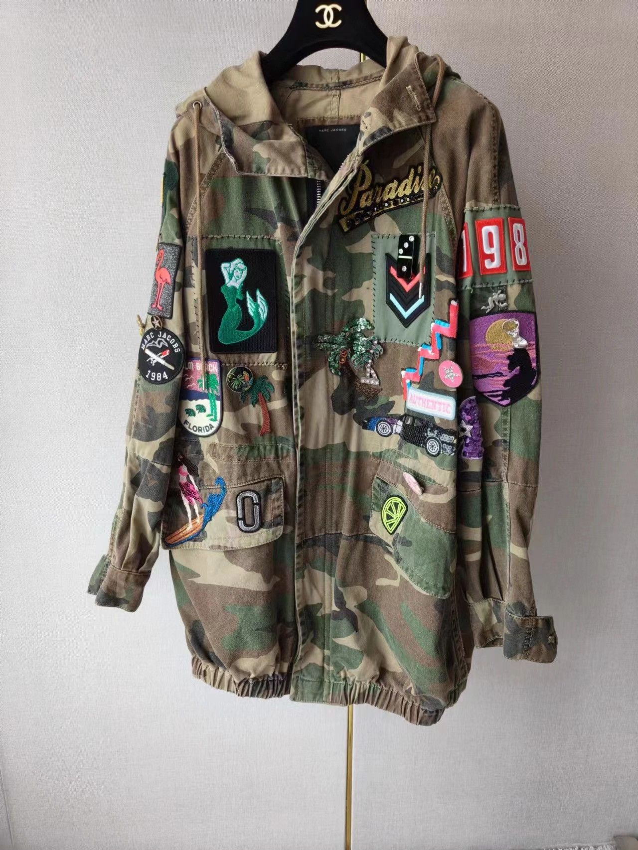 Marc Jacobs Camouflage Patch Coat
