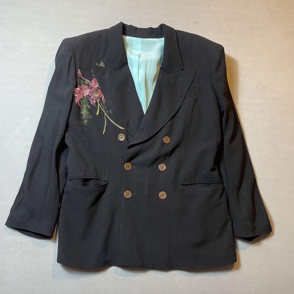 Jean Paul Gaultier JEAN PAUL GAULTIER HOMME PAINTED FLOWER Size 50S - 3 Thumbnail