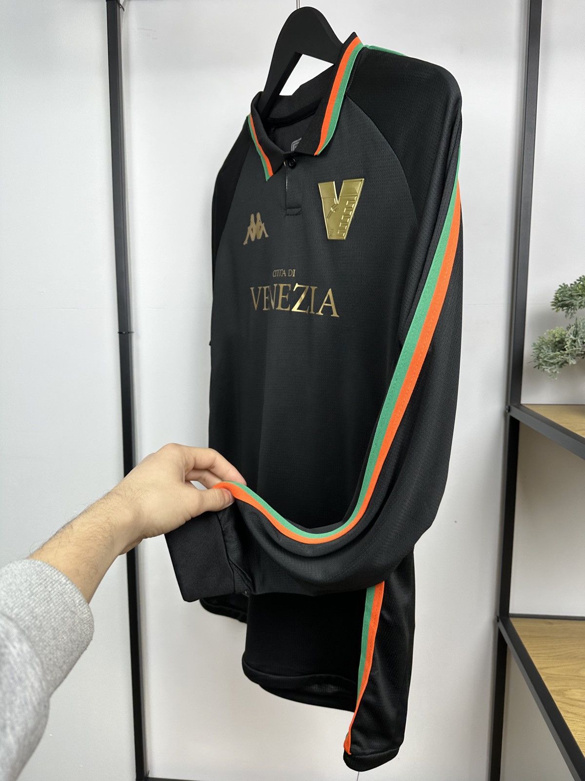 Kappa Venezia FC Home Jersey Bloke Core Long Sleeve Polo Men’s L Size US L / EU 52-54 / 3 - 7 Thumbnail