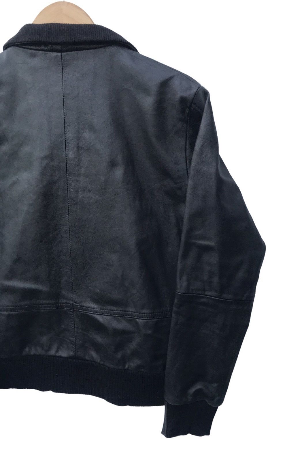 Japanese Brand Japan Designer Shimokitazawa Ringo Leather Jacket Size US S / EU 44-46 / 1 - 12 Thumbnail