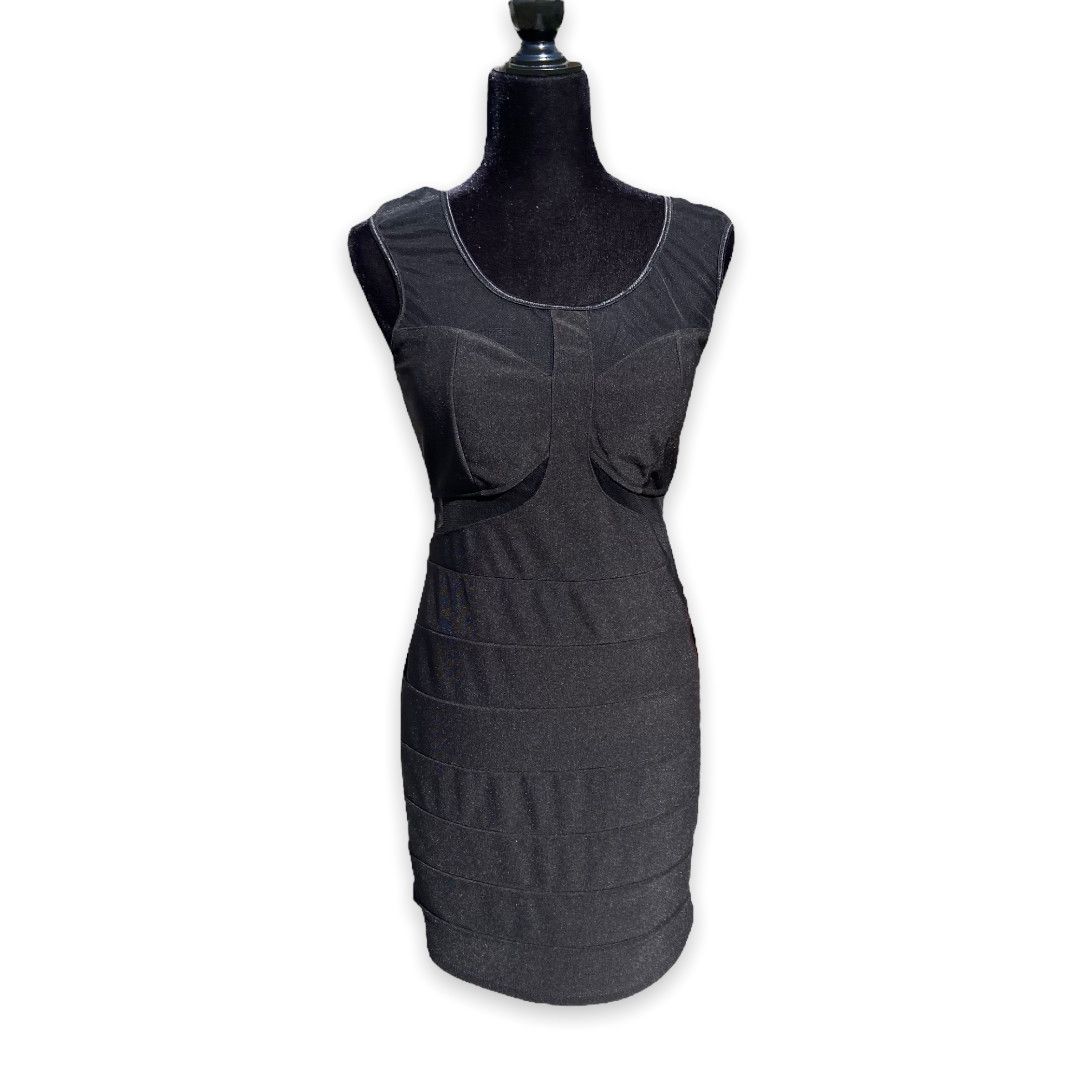 Other Ruby Rox Black Illusion Mesh Bodycon Bandage Dress NEW 11 | Grailed