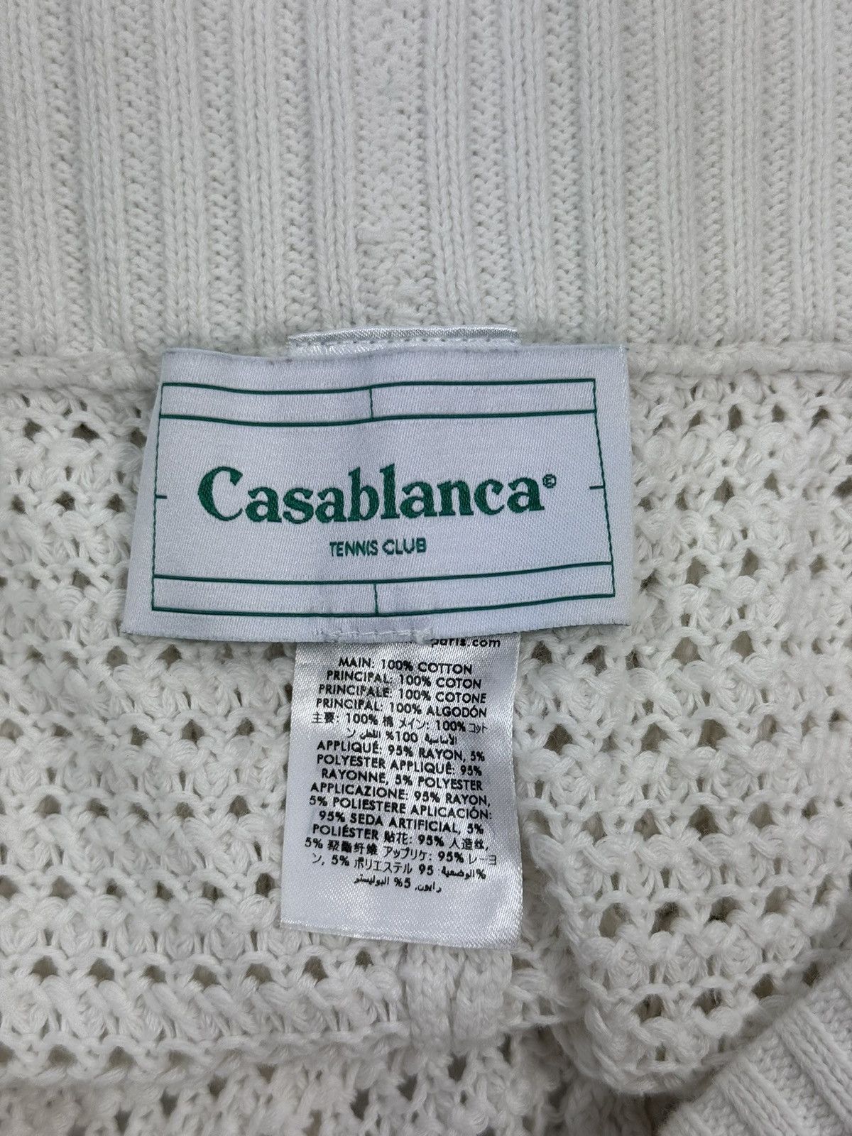Casablanca LOGO KNIT SHORTS Size US 34 / EU 50 - 5 Thumbnail