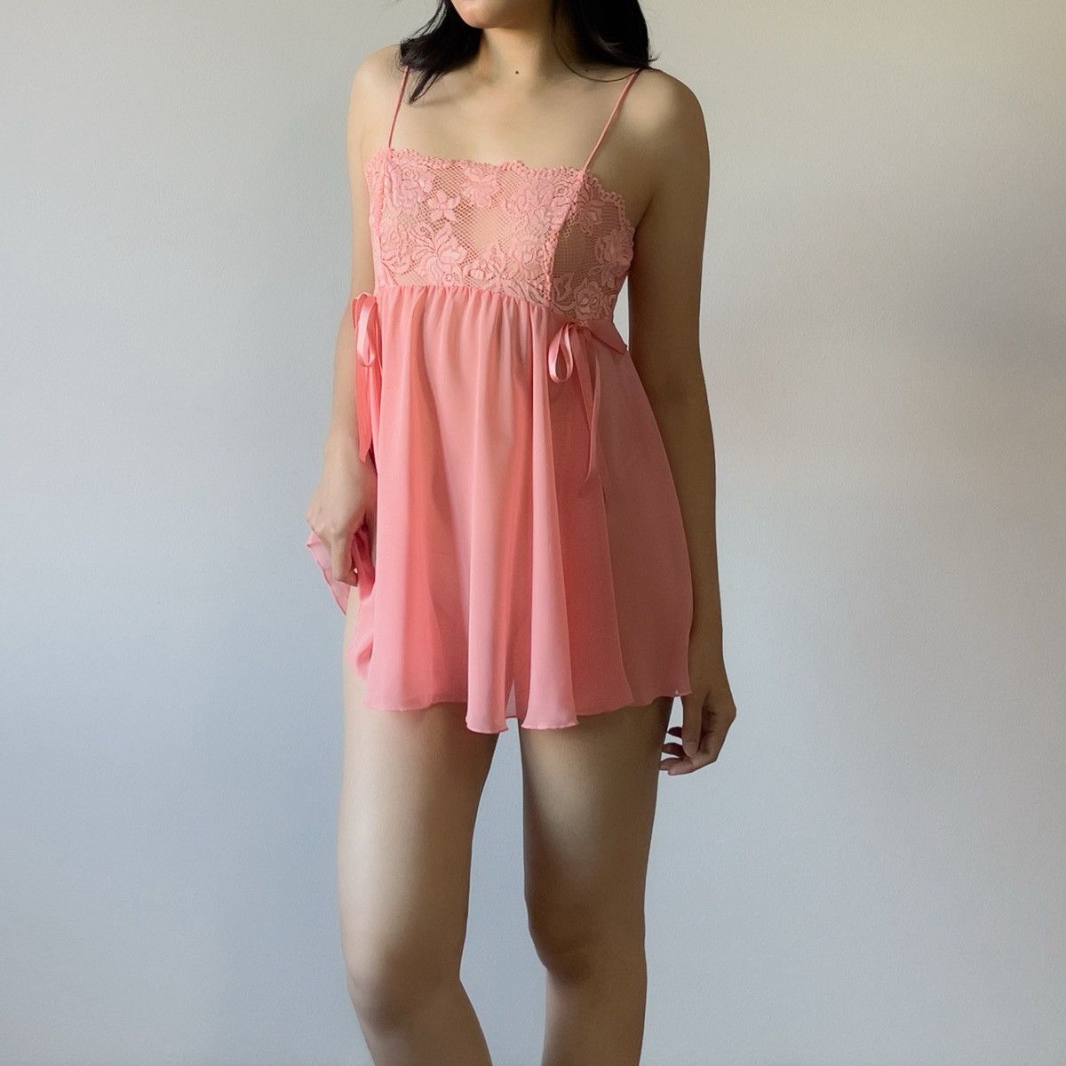 Victoria's Secret Victoria’s Secret Pink Chiffon Slip Dress (XS–S) Size S / US 4 / IT 40 - 6 Thumbnail