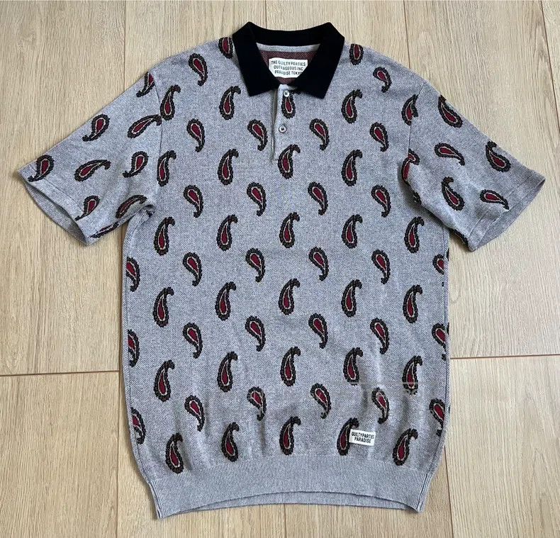 Wacko Maria Wacko Maria Leopard Knit Polo Shirt Size US M / EU 48-50 / 2 - 2 Thumbnail