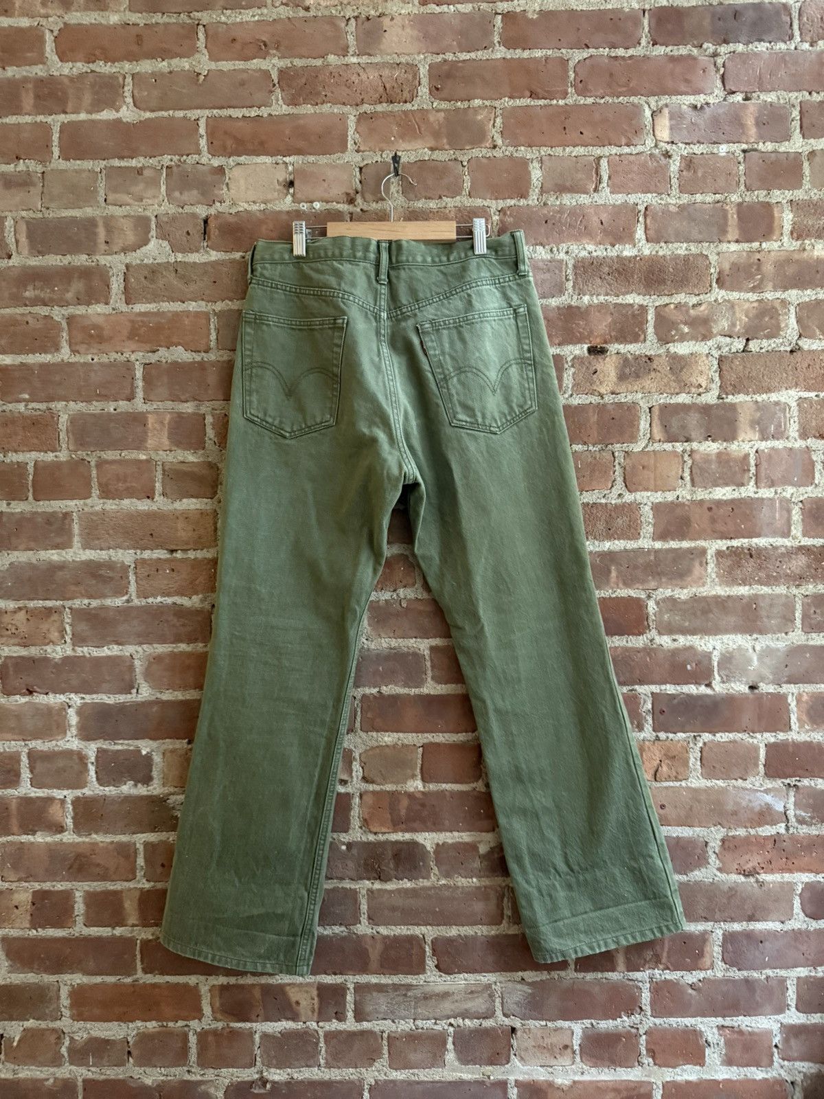 Junya Watanabe × Levi's Junya Watanabe Levis Vintage Archive Green Denim Jeans 2006 Size US 32 / EU 48 - 3 Thumbnail