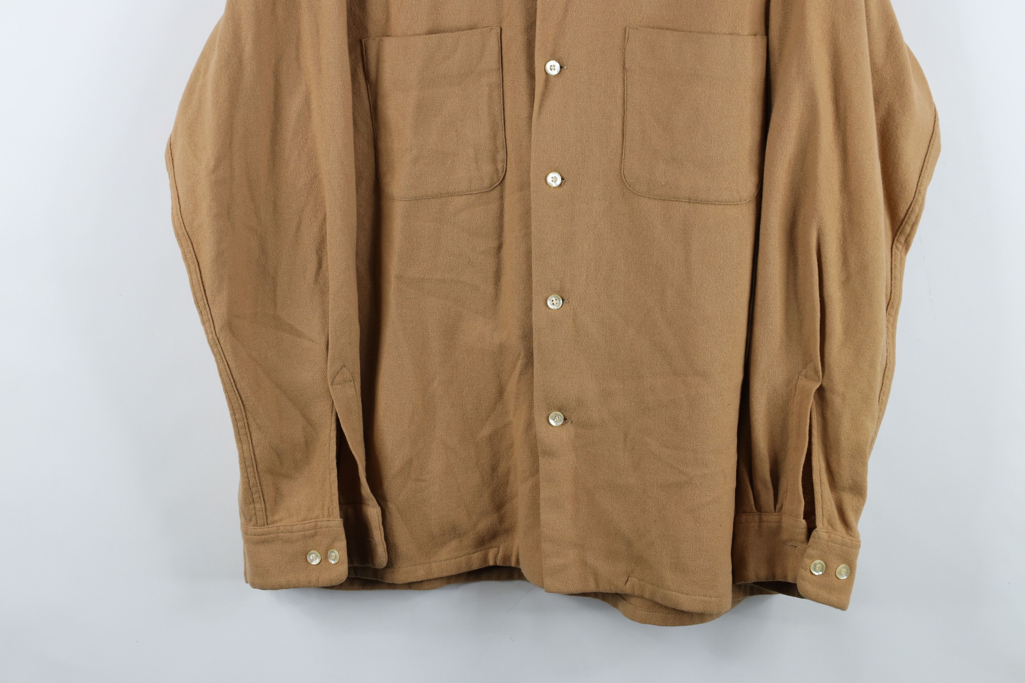 Vintage Vintage 50s Penneys Camp Collar Board Button Shirt USA Size US L / EU 52-54 / 3 - 3 Thumbnail