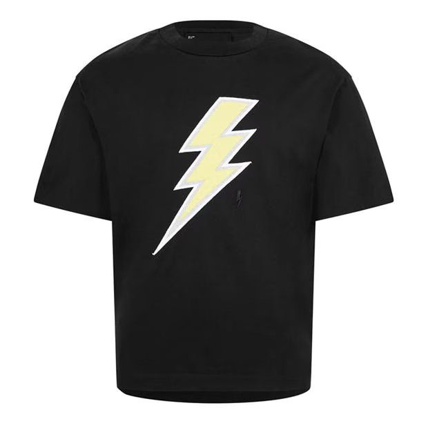 image of Neil Barrett O1G2R1Mq0424 T-Shirts In Black, Men's (Size Medium)