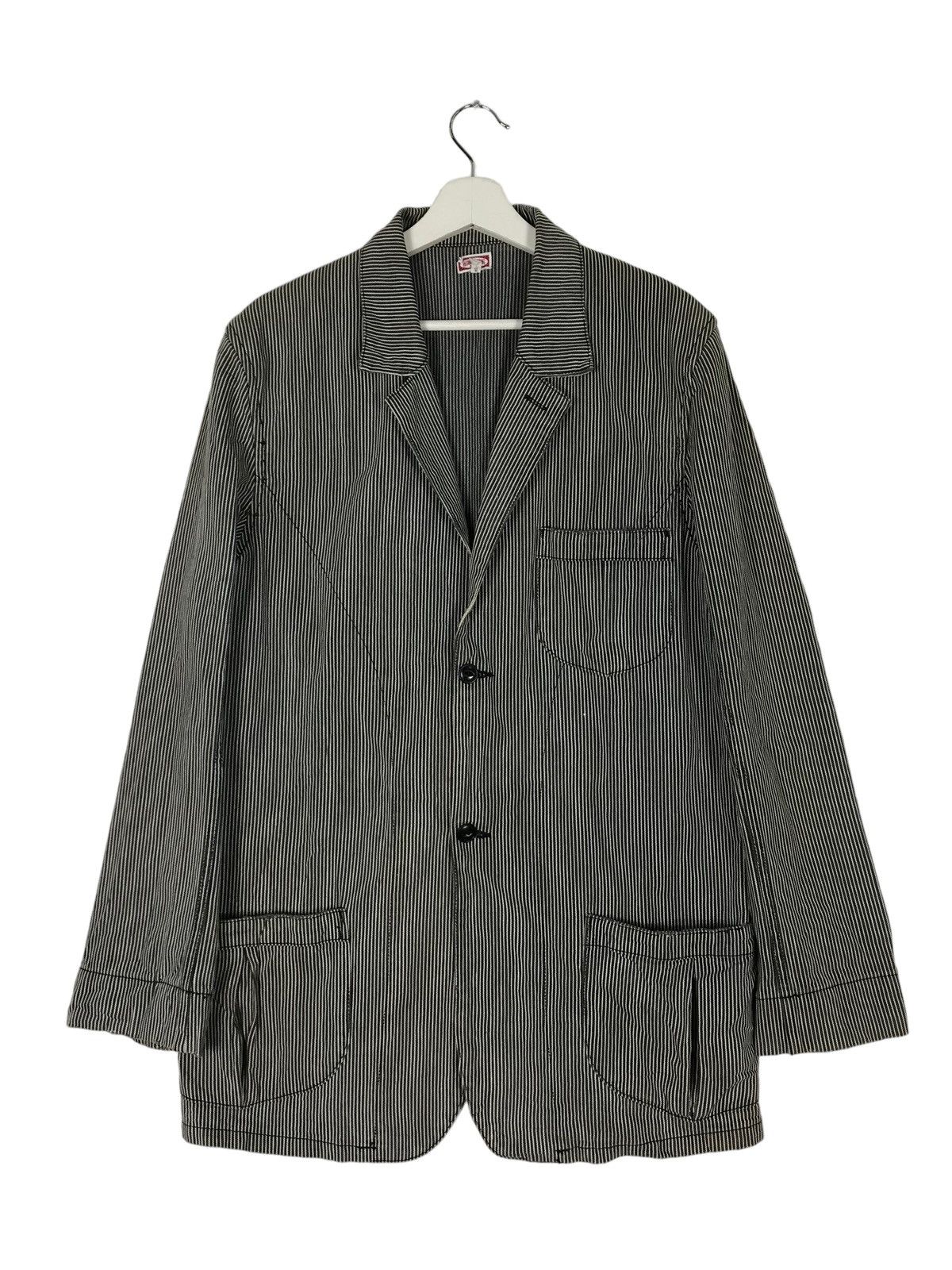 Beams Plus 🔥 BEAMS HIKORY WORK CHORE JACKET Size US M / EU 48-50 / 2 - 5 Thumbnail