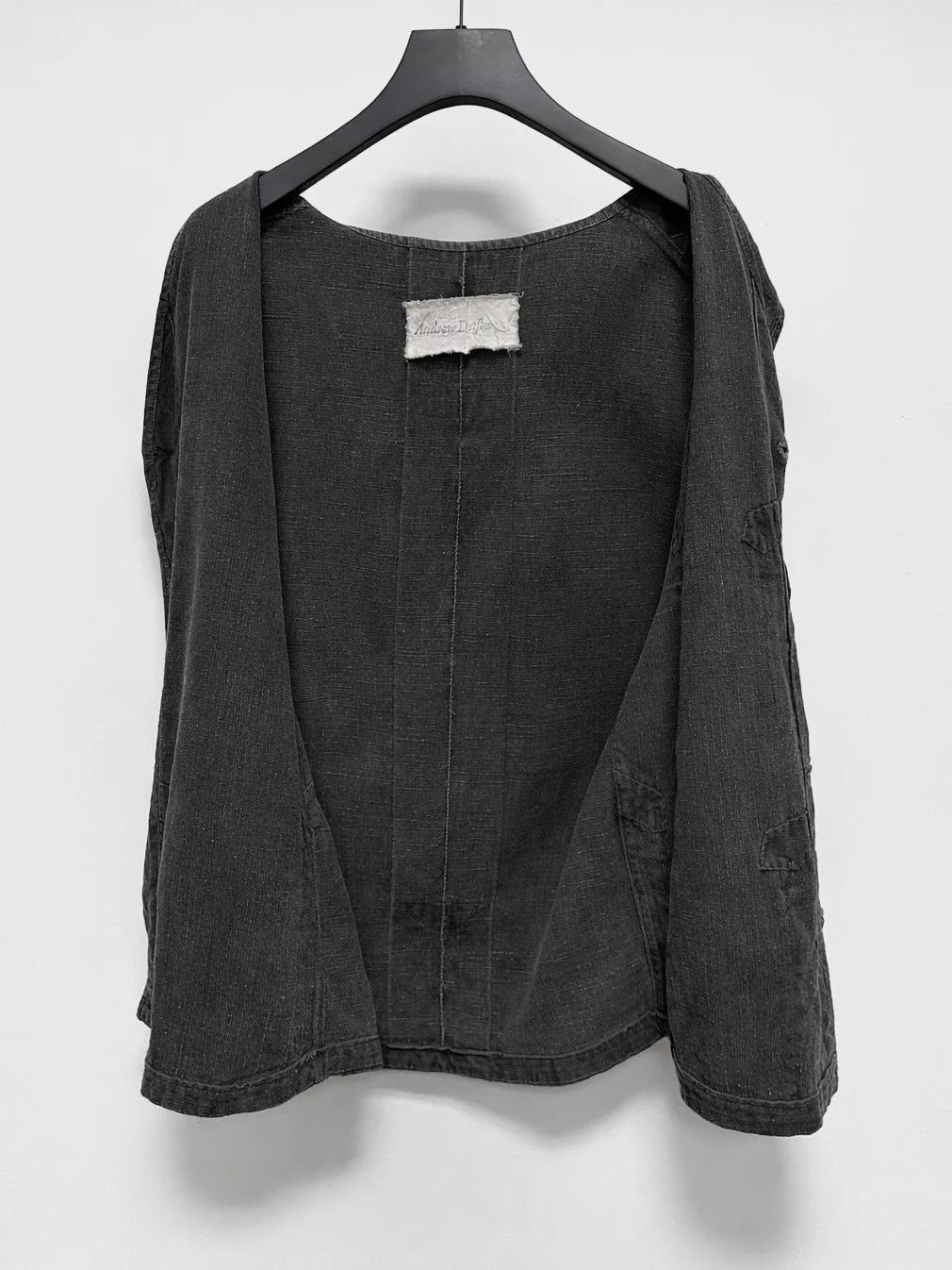 Other Andrew Driftwood 19C Linen Ink Dyed Handmade Vest (Rare) Size US S / EU 44-46 / 1 - 4 Thumbnail