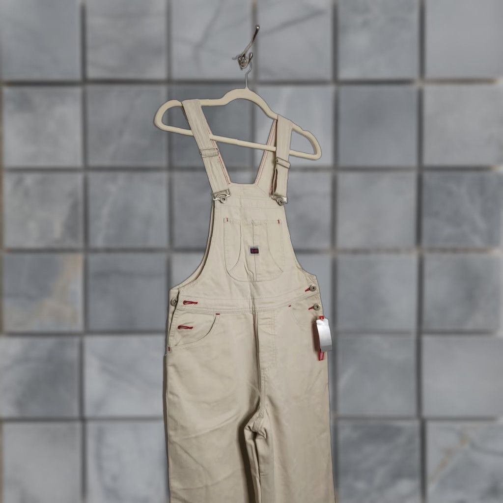 Vintage VINTAGE Unionbay Overalls Women's Small Cargo White 90s Y2K Fall Autumn Everyday Pants Size 28" / US 6 / IT 42 - 1 Thumbnail