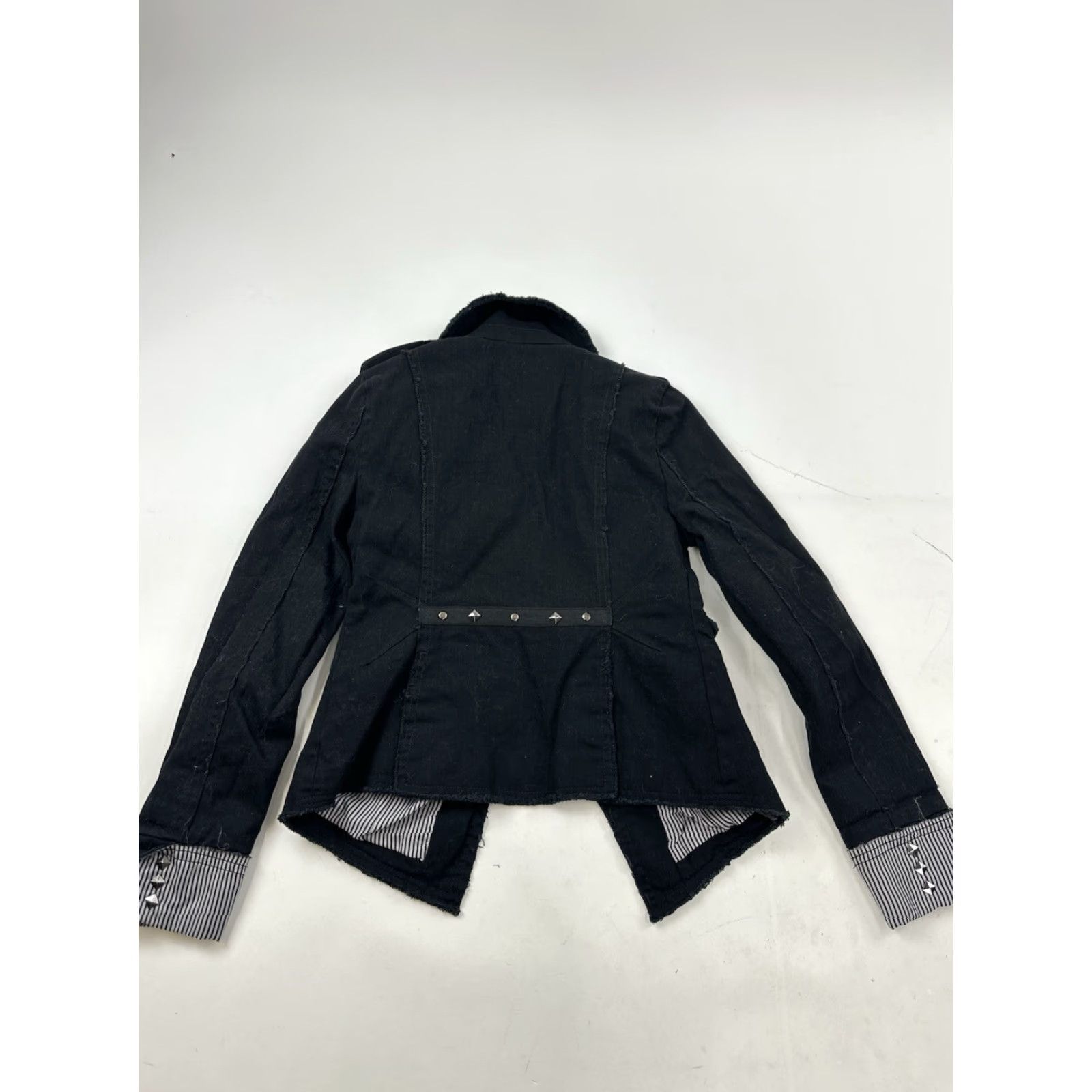 BKE VINTAGE BKE Jacket Women’s Small S Black Chains Studs Y2K Size S / US 4 / IT 40 - 2 Thumbnail