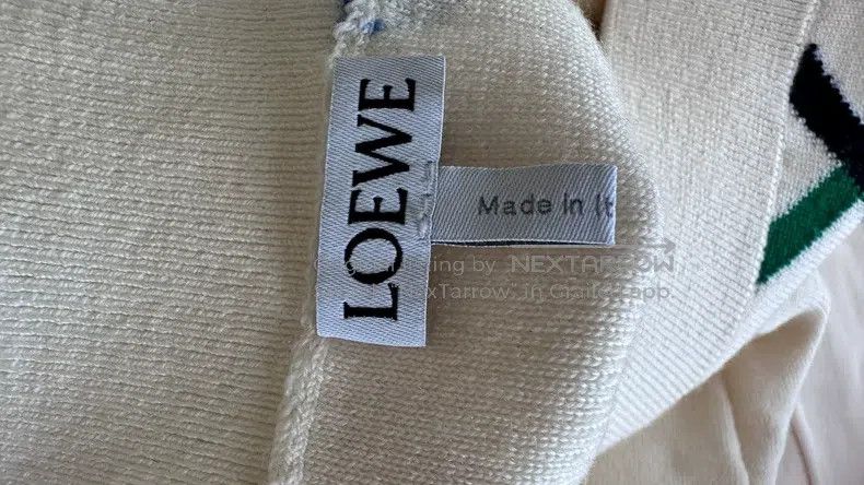 Loewe Loewe size S Cream White Wool Knit Fish Tail Skirt with Col Size 26" / US 2 / IT 38 - 3 Thumbnail