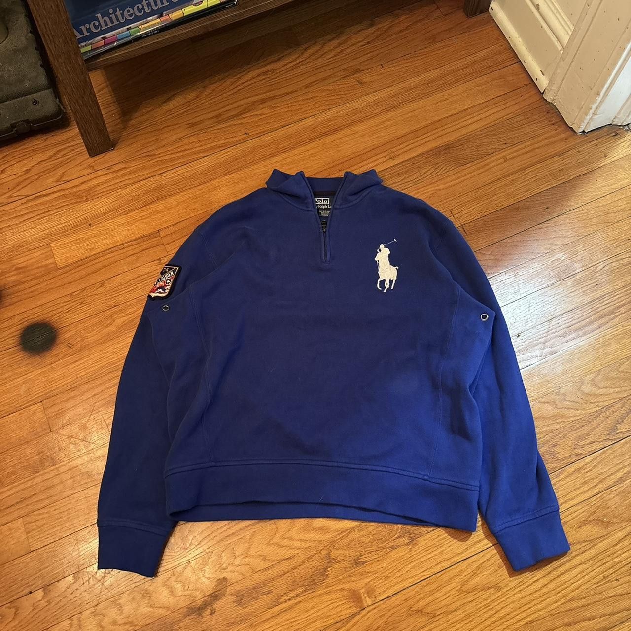 Polo Ralph Lauren big logo polo ralph lauren vintage quarter zip Size US L / EU 52-54 / 3 - 1 Thumbnail