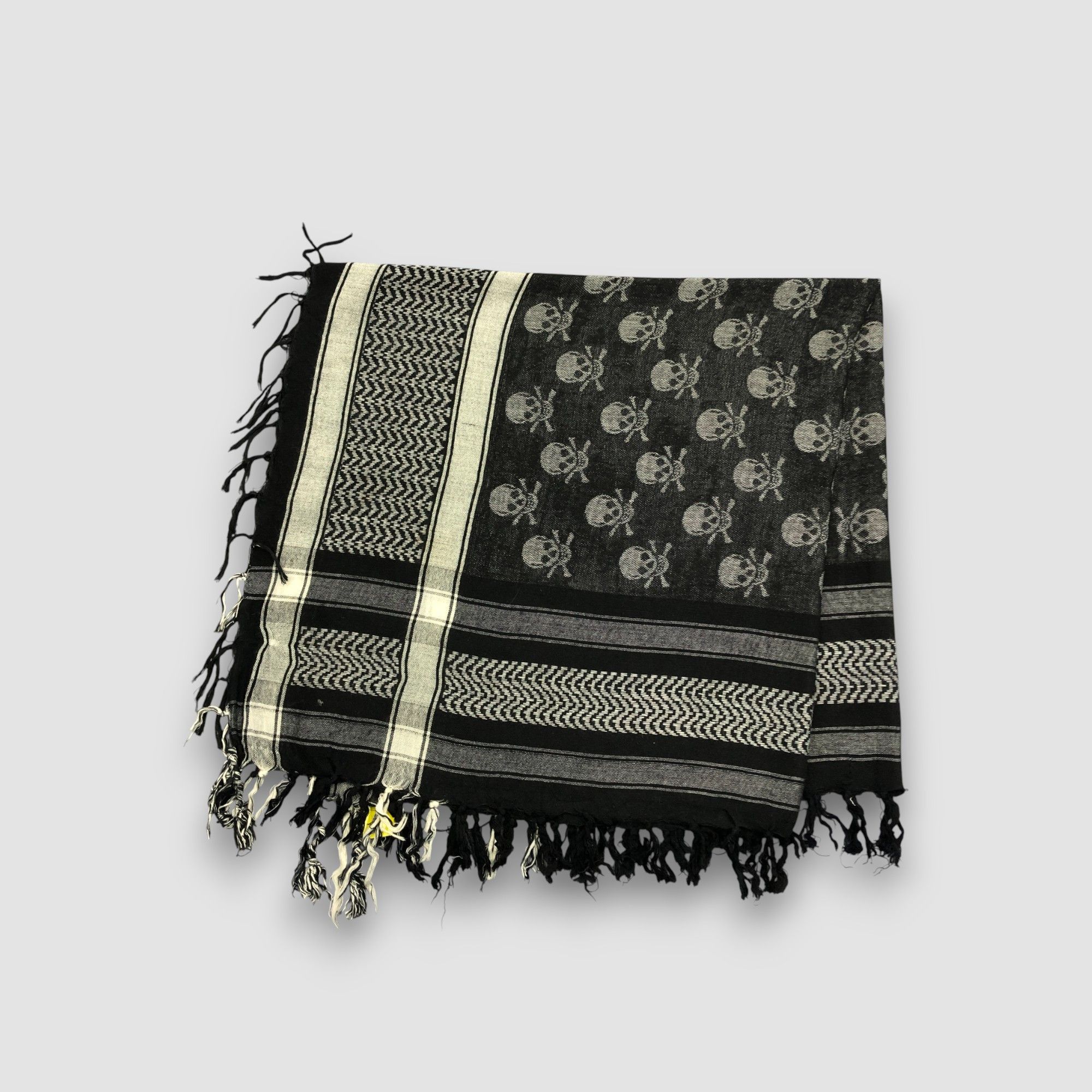Japanese Brand Vintage Japanese Brand Skulls Scarf Muffler Wool Scarves. Size ONE SIZE - 5 Thumbnail