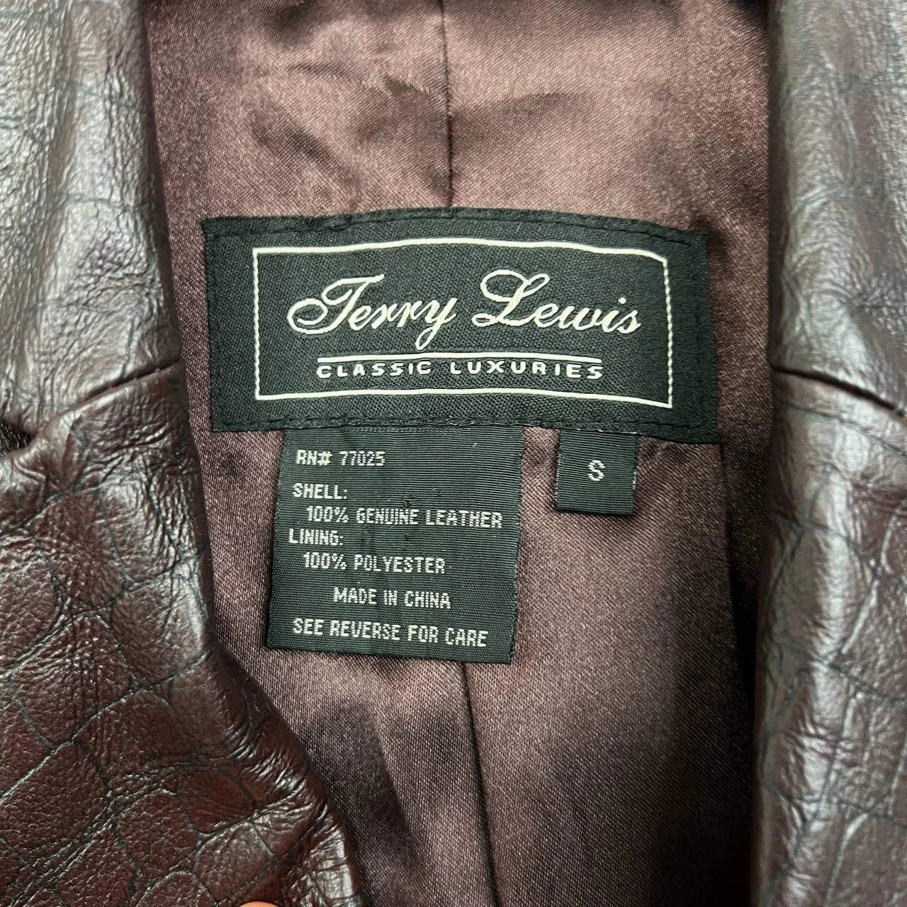 Other Vintage Terry Lewis Leather Jacket Women Button Front New S Size S / US 4 / IT 40 - 5 Thumbnail