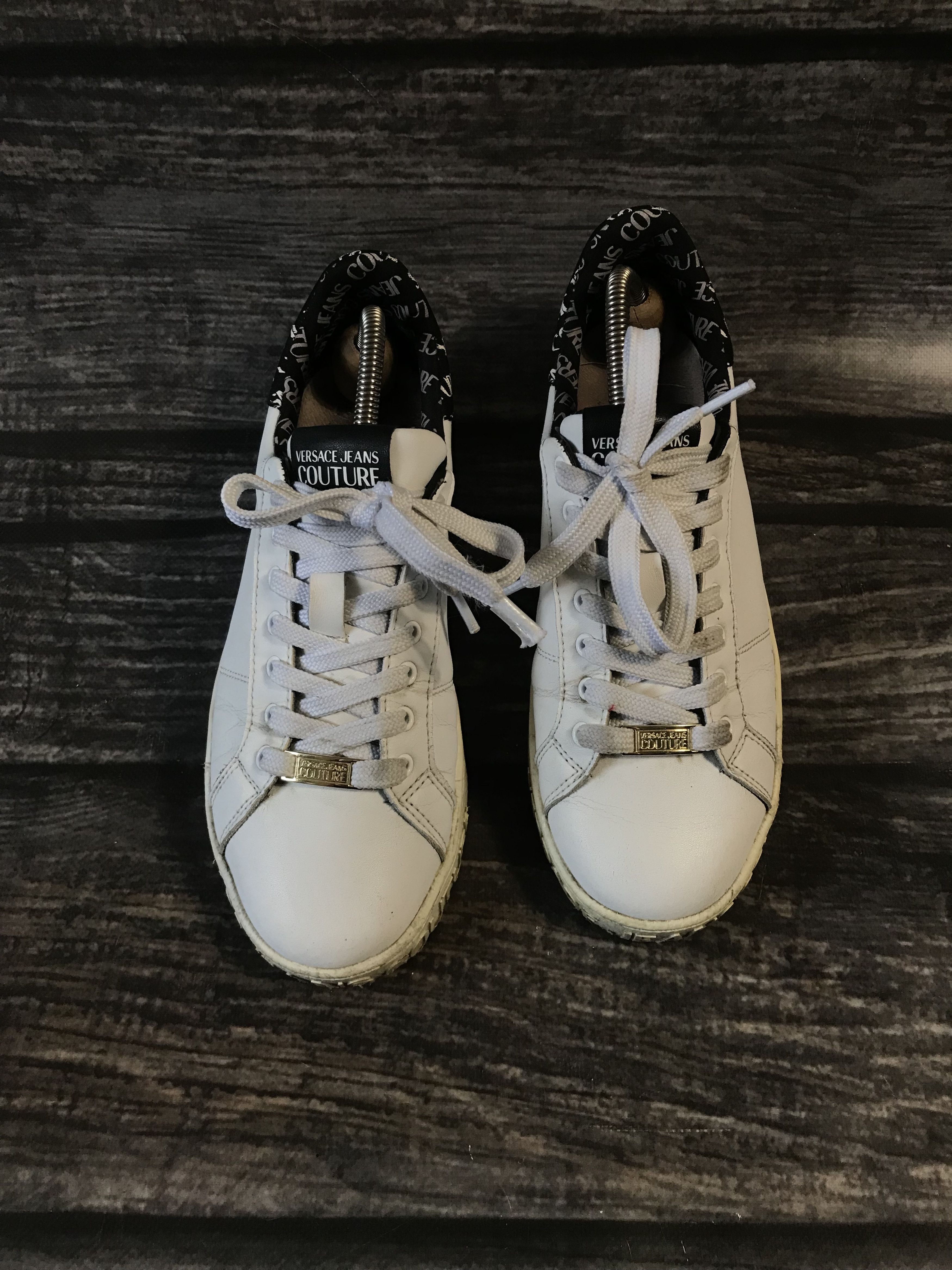 Versace Versace Couture Basic Leather Low Sneakers Size US 8 / EU 41 - 3 Thumbnail