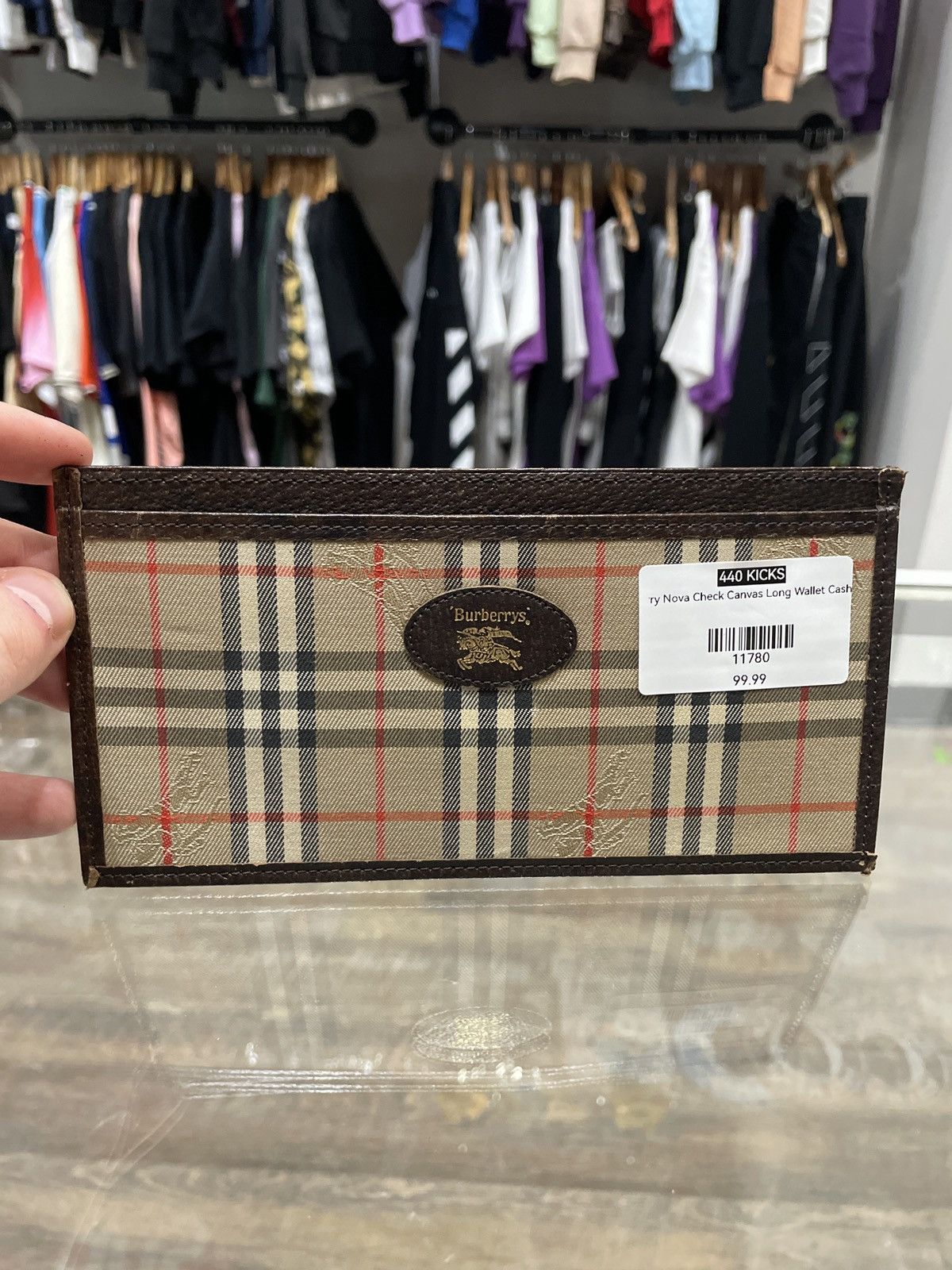 Burberry Burberry Nova Check Long Cash Wallet Size ONE SIZE - 1 Thumbnail