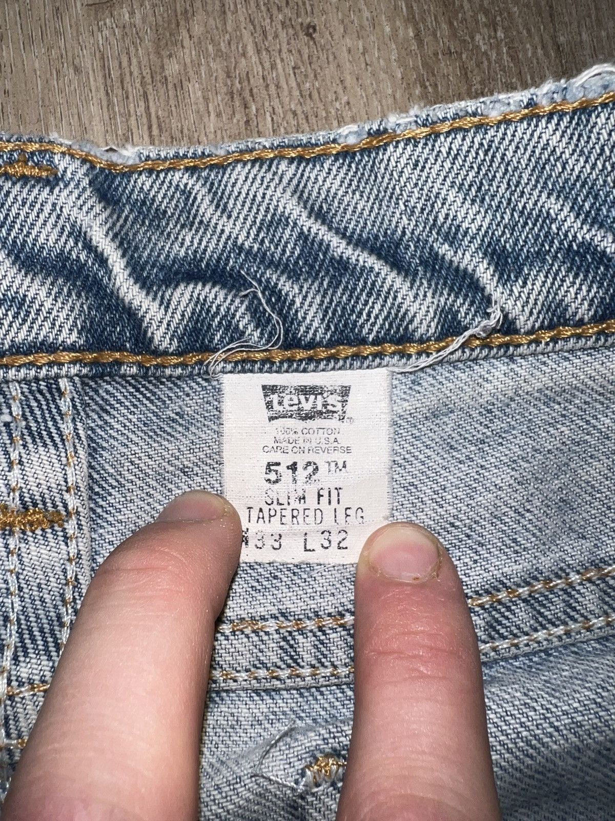 Levi's Vintage Clothing Levis Vintage 512 Denim Size US 33 - 3 Thumbnail