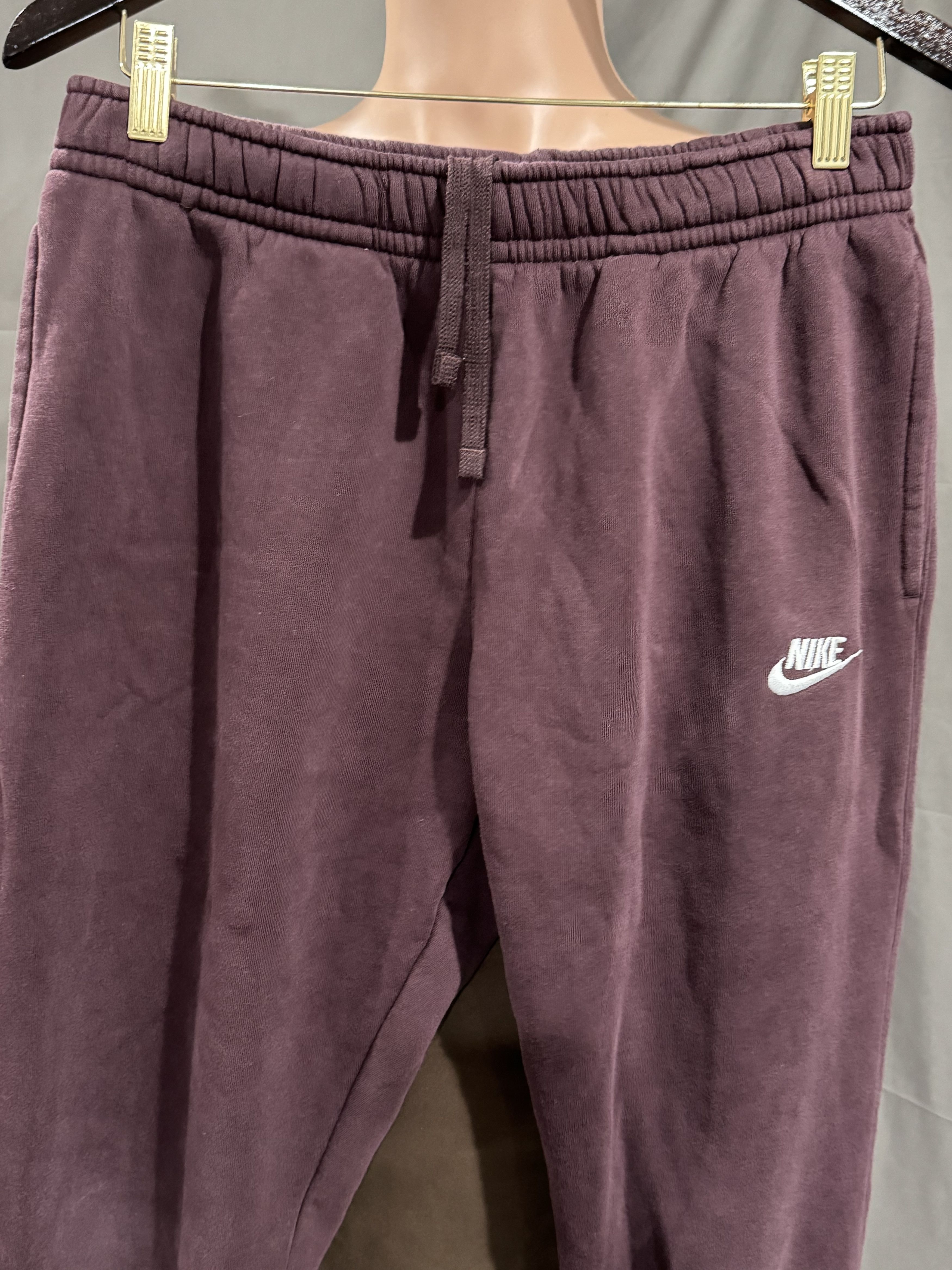 Nike Nike Fleece Jogger Sweatpant Maroon Size Medium Size US 32 / EU 48 - 6 Thumbnail