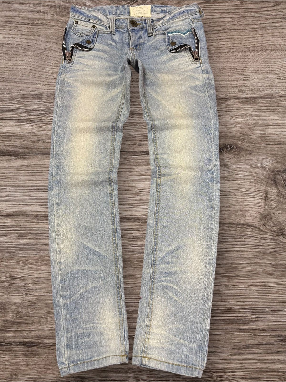 Seditionaries Japan Day Moon by Lolita Distress Punk Bondage Jeans Size 29" - 1 Thumbnail