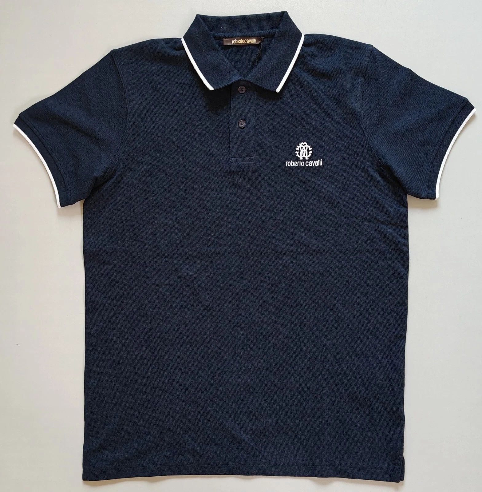 Roberto Cavalli Robert Cavalli RC Monogram-Embroidered Polo Shirt T / 6012 Size US M / EU 48-50 / 2 - 2 Thumbnail
