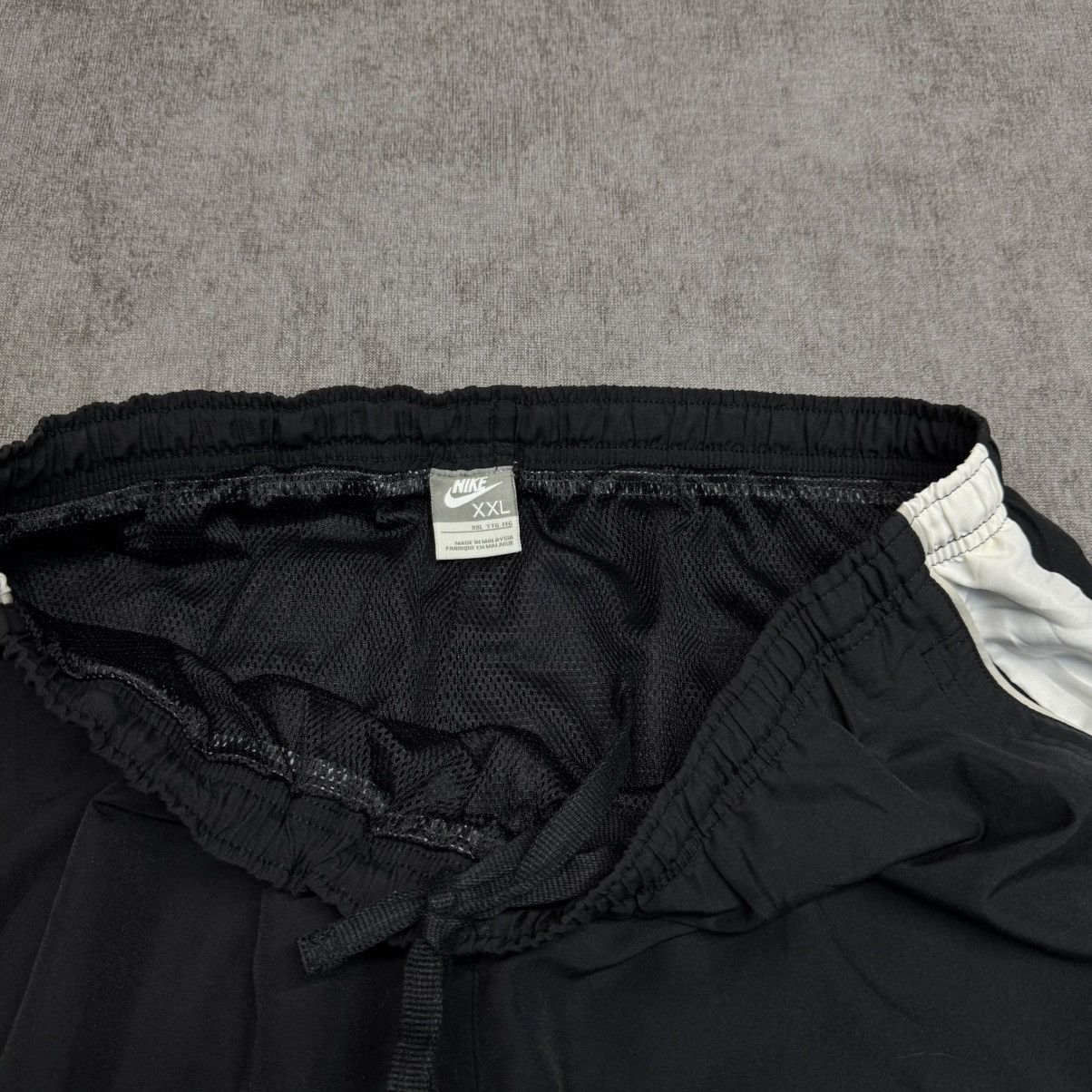 Nike × Vintage Y2K Vintage Nike Baggy Pants stripe nylon XL/XXL Size US 36 / EU 52 - 4 Thumbnail