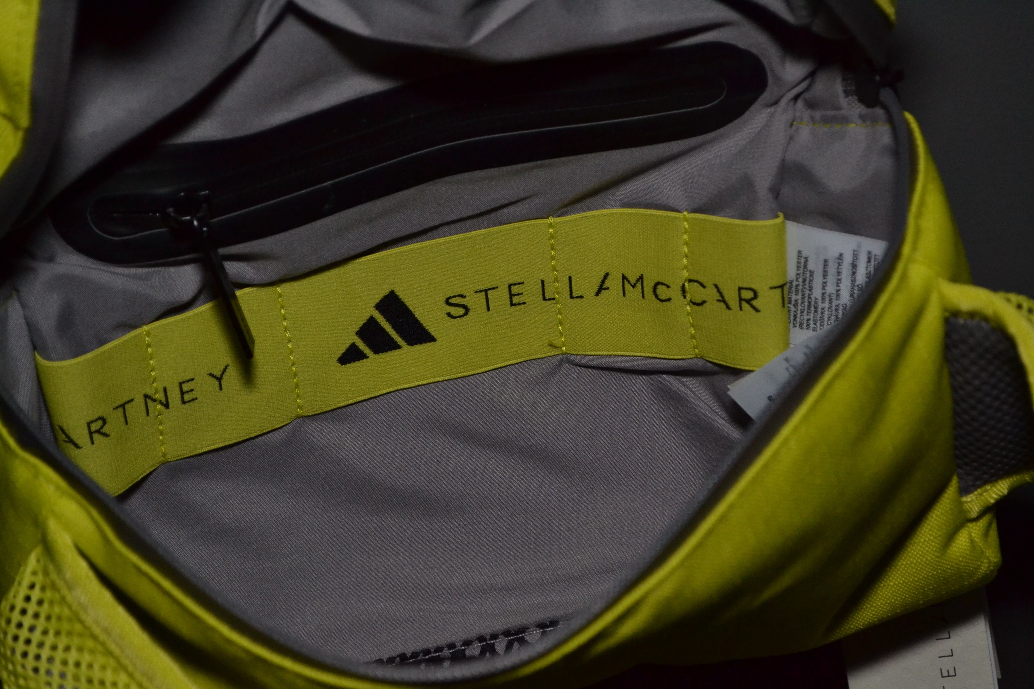 Adidas × Stella McCartney Adidas By Stella McCartney Multi Bag Fluorescent Yellow New Size ONE SIZE - 11 Thumbnail