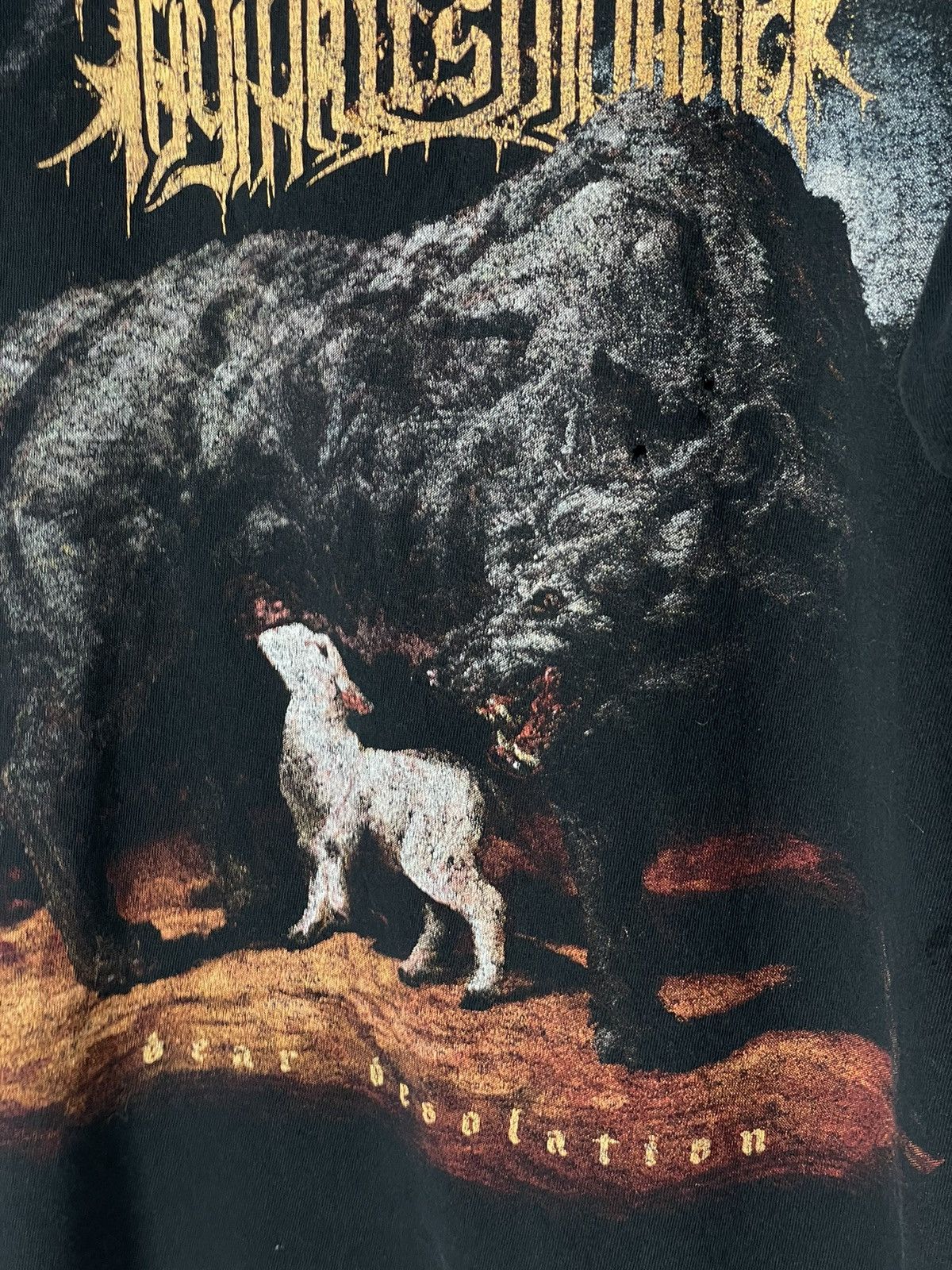 Band Tees × Vintage Vintage Punk Trashed THY ART IS MURDER Rare Band T shirt Size US M / EU 48-50 / 2 - 8 Thumbnail