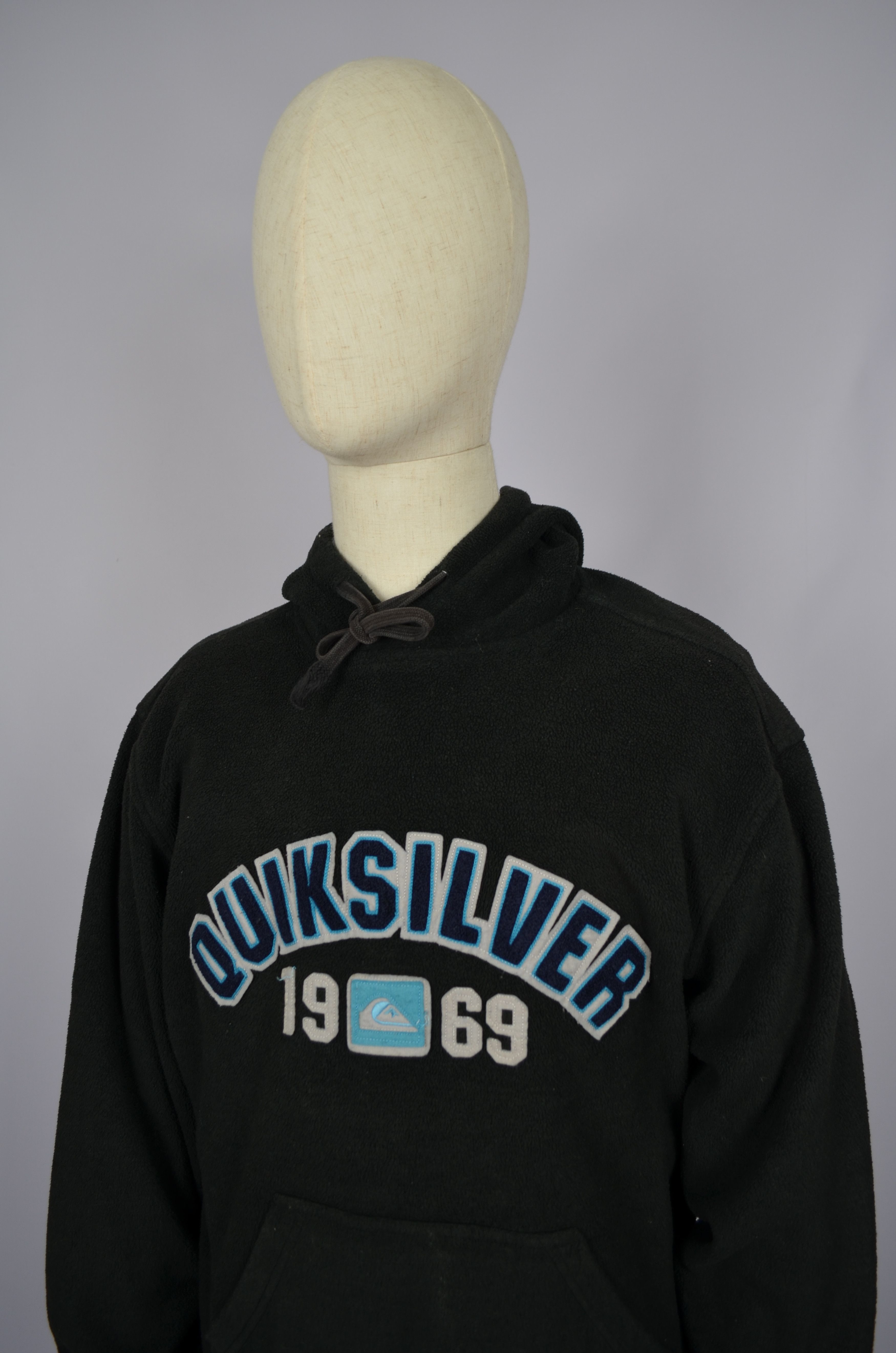 Quiksilver × Vintage Quiksilver Fleece Surf Embroided Logo Hoodie Vintage 90s y2k Size US XL / EU 56 / 4 - 2 Thumbnail