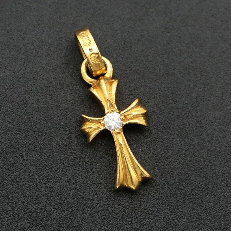 Chrome Hearts Chrome Hearts Double Diamond Baby Fat Cross Charm Size ONE SIZE - 2 Thumbnail
