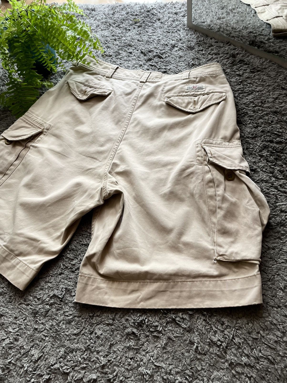 Polo Ralph Lauren × Vintage Polo Ralph Lauren Shorts Streetwear Vintage Rare Logo Cargo Size US 34 / EU 50 - 5 Thumbnail
