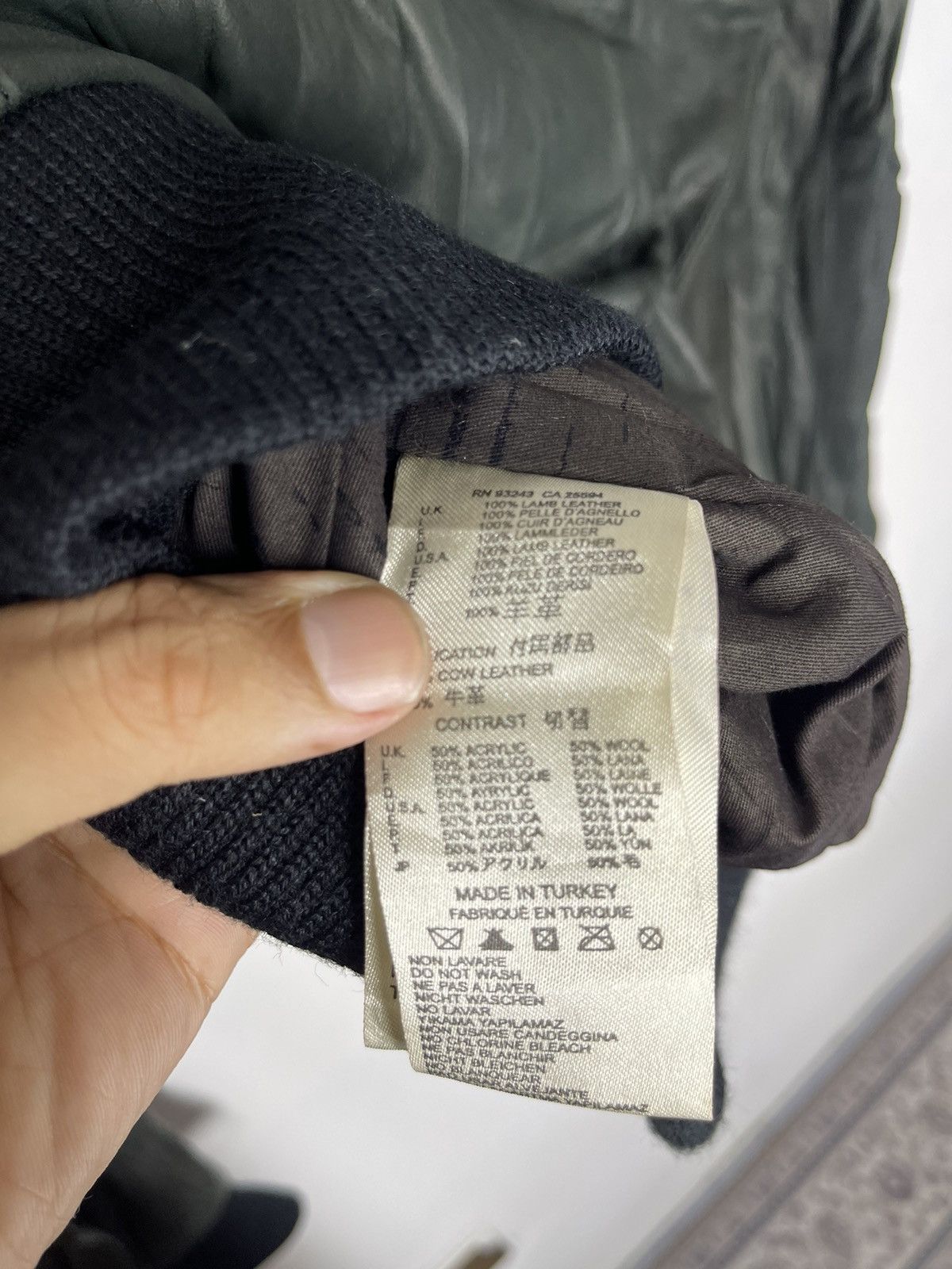 Diesel 🔥DIESEL LAMBSKIN LEATHER JACKET BONDAGE Size US M / EU 48-50 / 2 - 6 Thumbnail