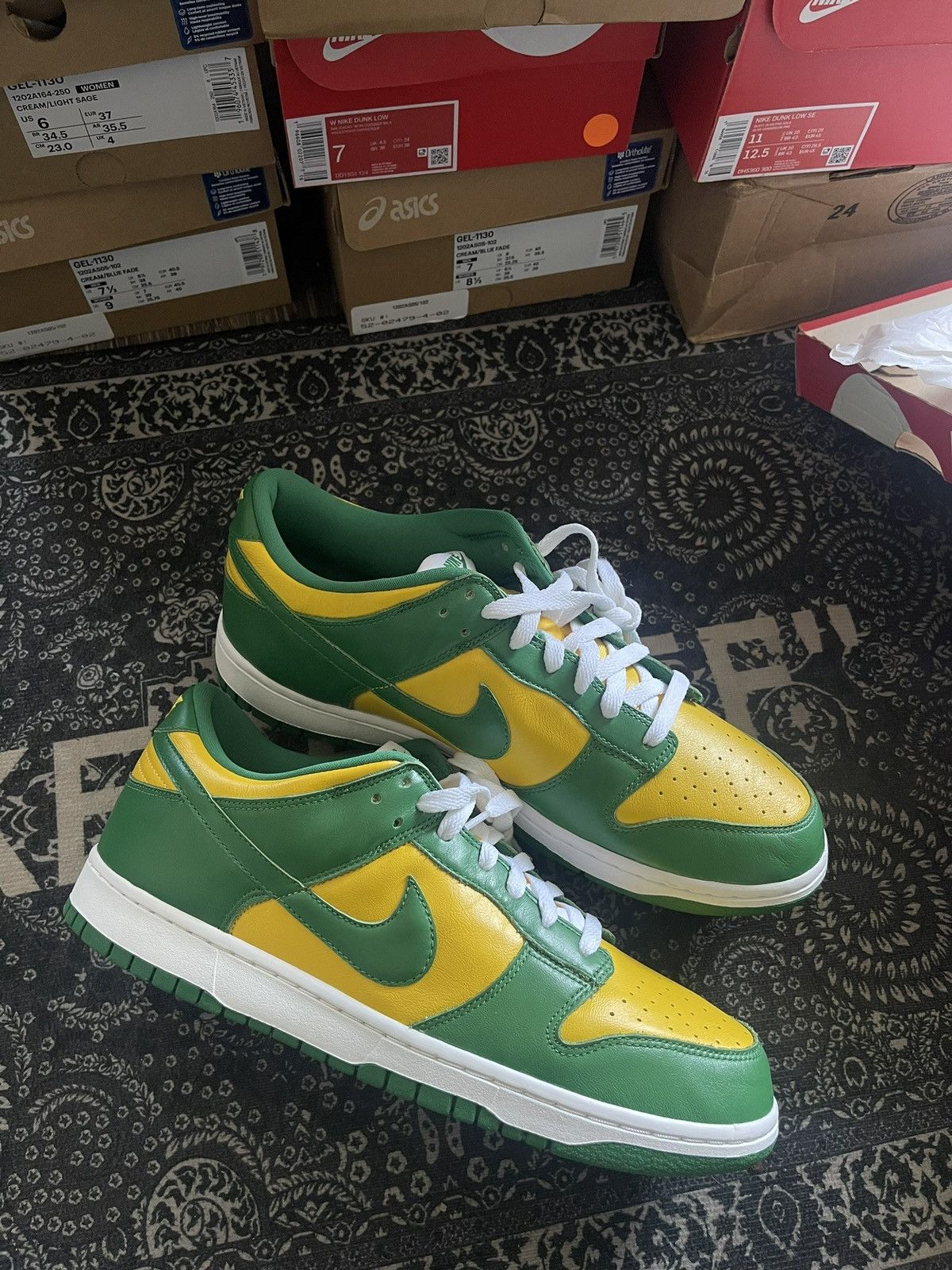 Nike Nike Dunk Low ‘Brazil’ Size US 10.5 / EU 43-44 - 1 Thumbnail