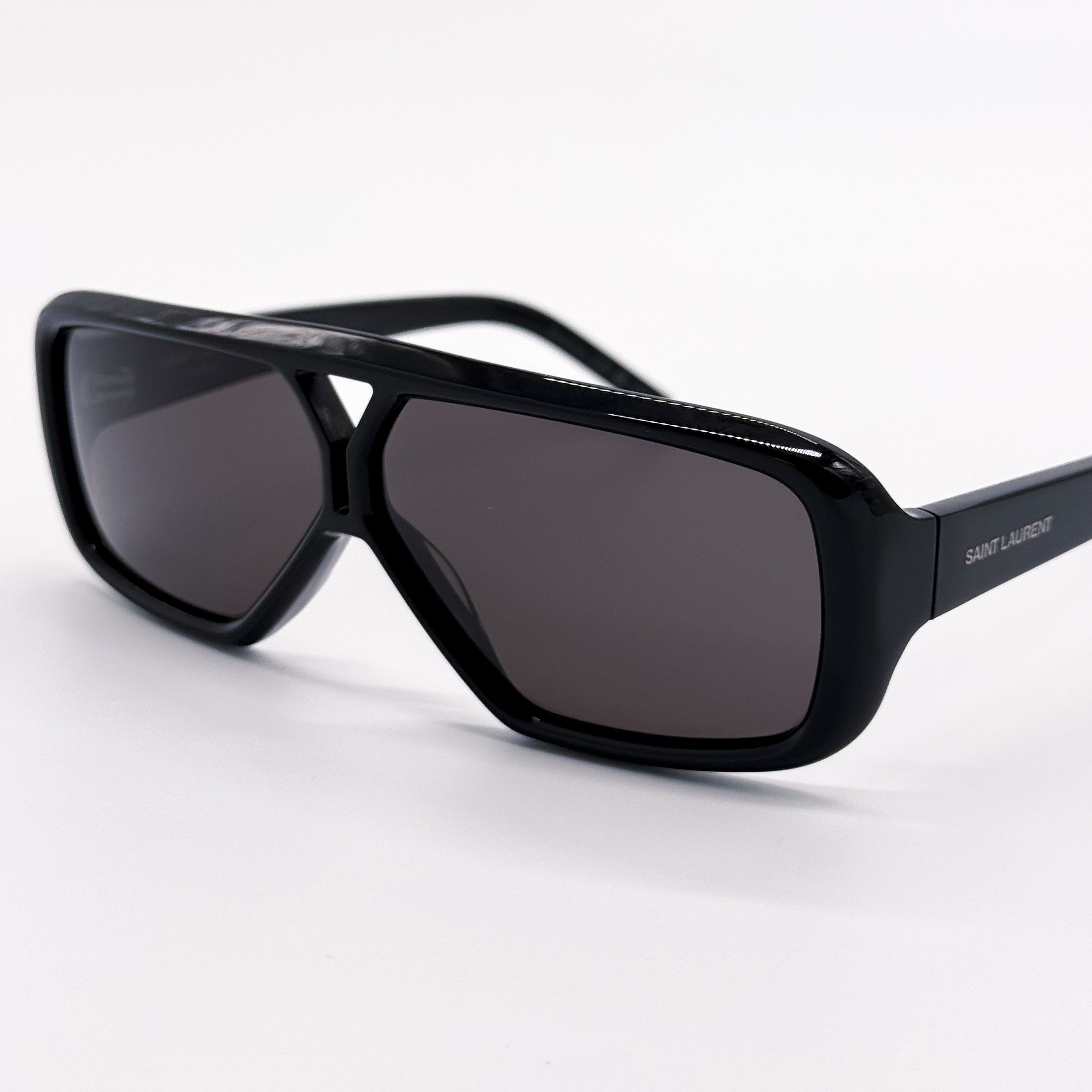Yves Saint Laurent NEW SAINT LAURENT SL 569Y 001 BLACK WOMEN SUNGLASSES SL569Y Size ONE SIZE - 7 Thumbnail